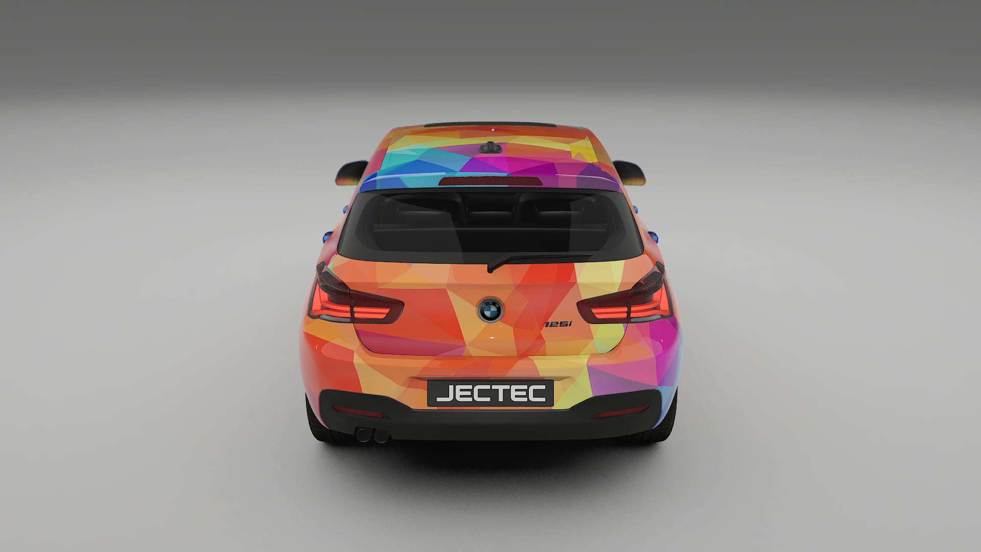 BMW 1 F20 facelift LCI VECTOR VIBE – Ontworpen Wrap PPF Kit van Printbaar Polyurethaanfolie