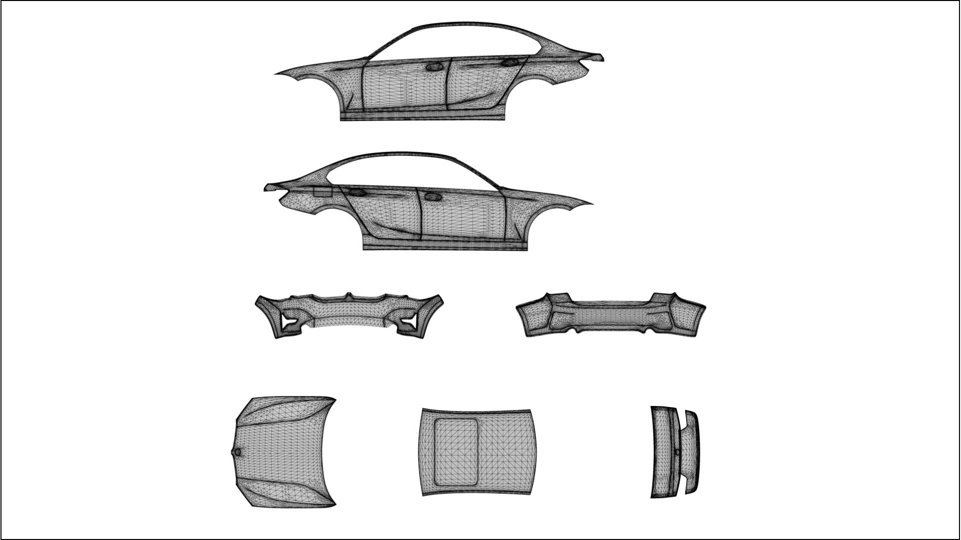 BMW 3 G20 prefacelift pre-LCI VECTOR VIBE – Ontworpen Wrap PPF Kit van Printbaar Polyurethaanfolie