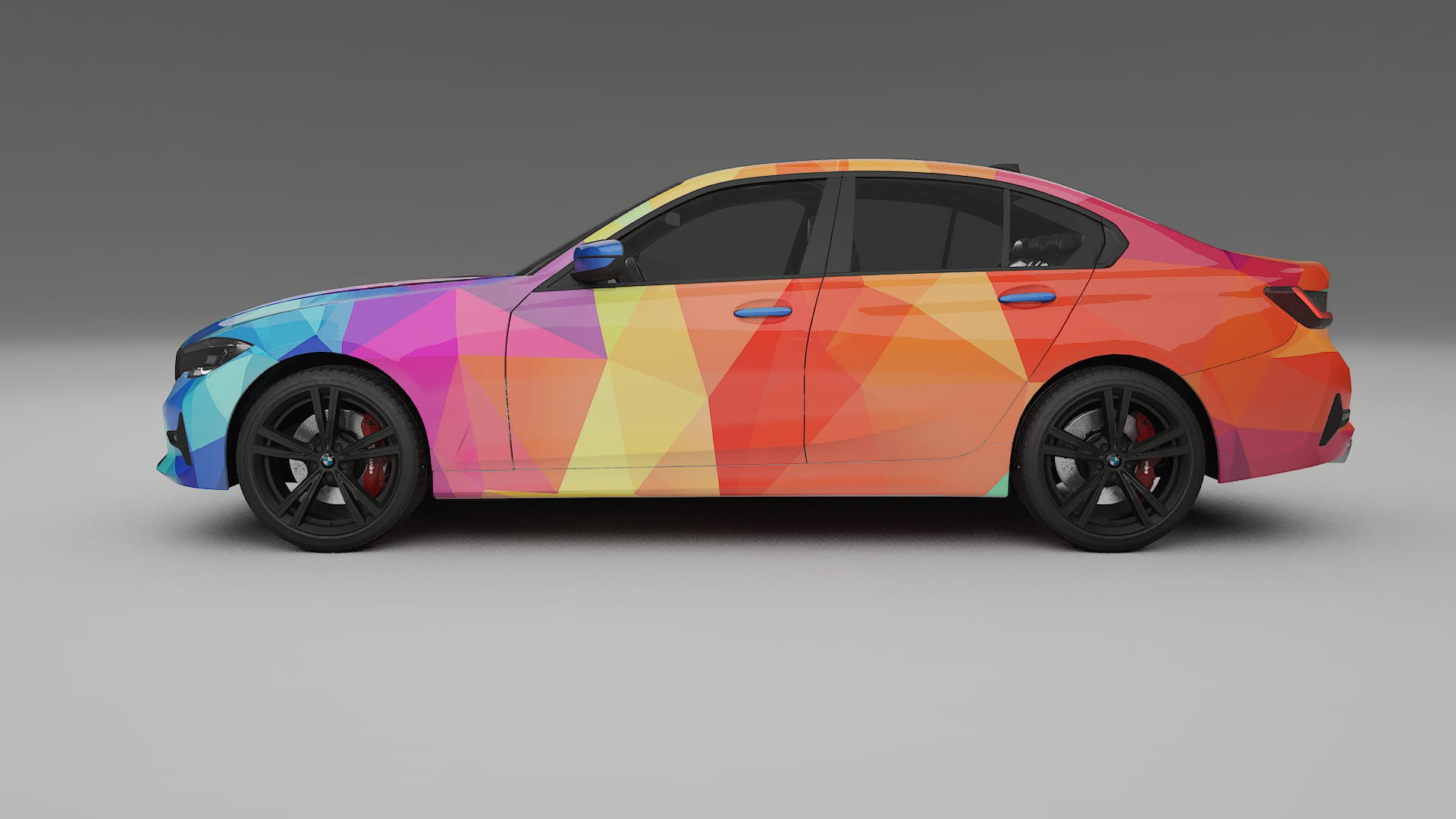 BMW 3 G20 prefacelift pre-LCI VECTOR VIBE – Ontworpen Wrap PPF Kit van Printbaar Polyurethaanfolie