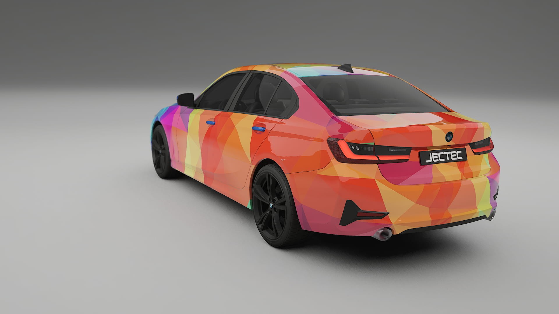 BMW 3 G20 prefacelift pre-LCI VECTOR VIBE – Ontworpen Wrap PPF Kit van Printbaar Polyurethaanfolie
