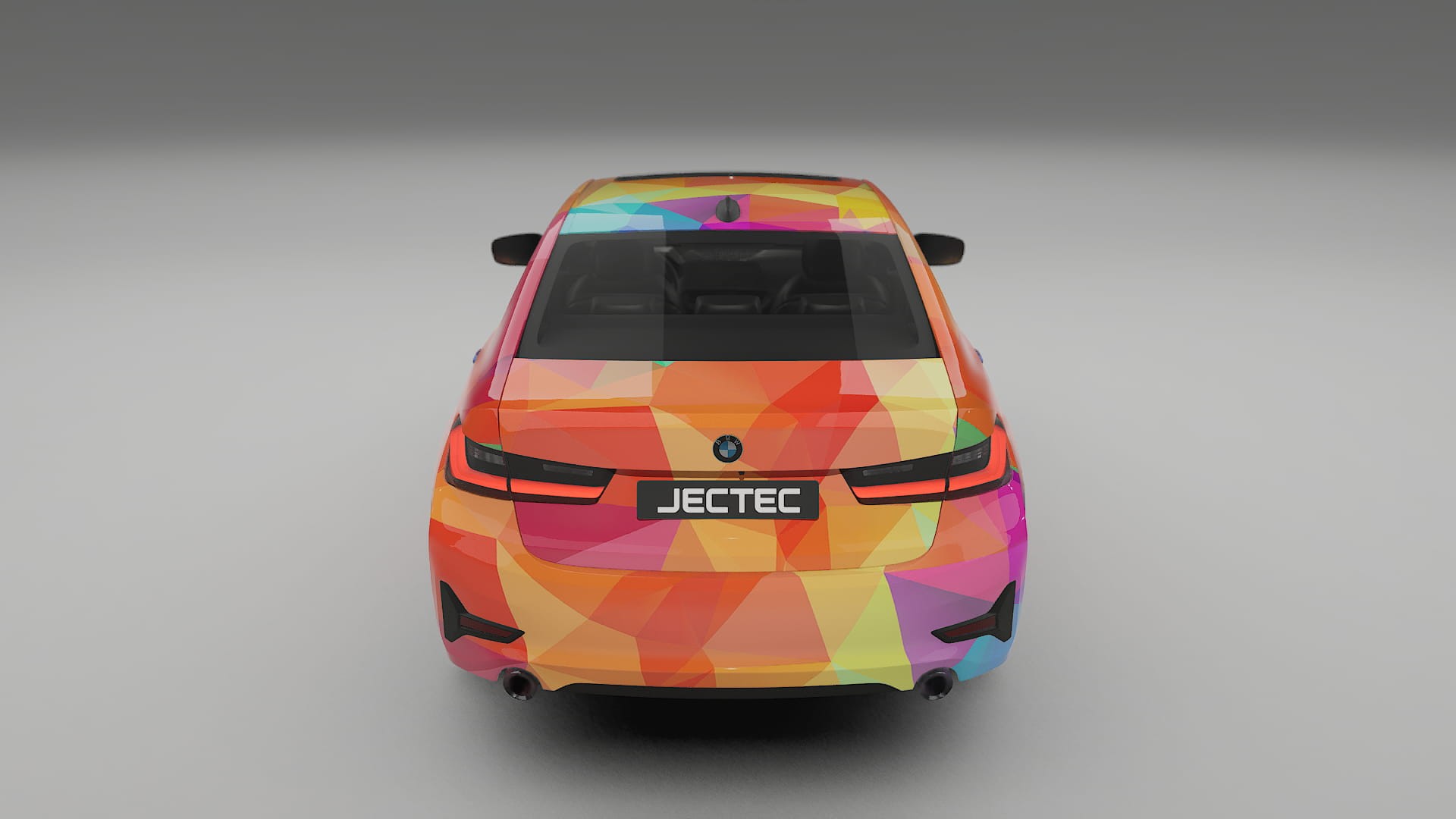 BMW 3 G20 prefacelift pre-LCI VECTOR VIBE – Ontworpen Wrap PPF Kit van Printbaar Polyurethaanfolie