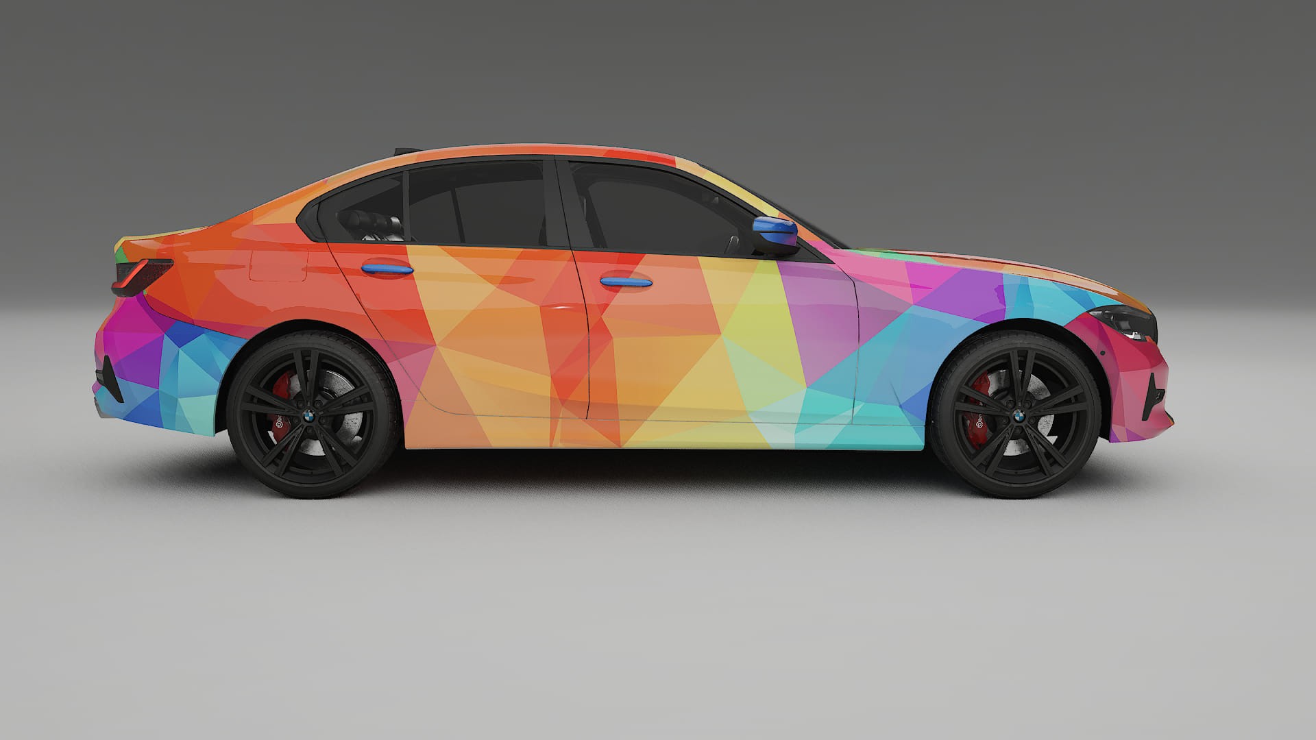 BMW 3 G20 prefacelift pre-LCI VECTOR VIBE – Ontworpen Wrap PPF Kit van Printbaar Polyurethaanfolie