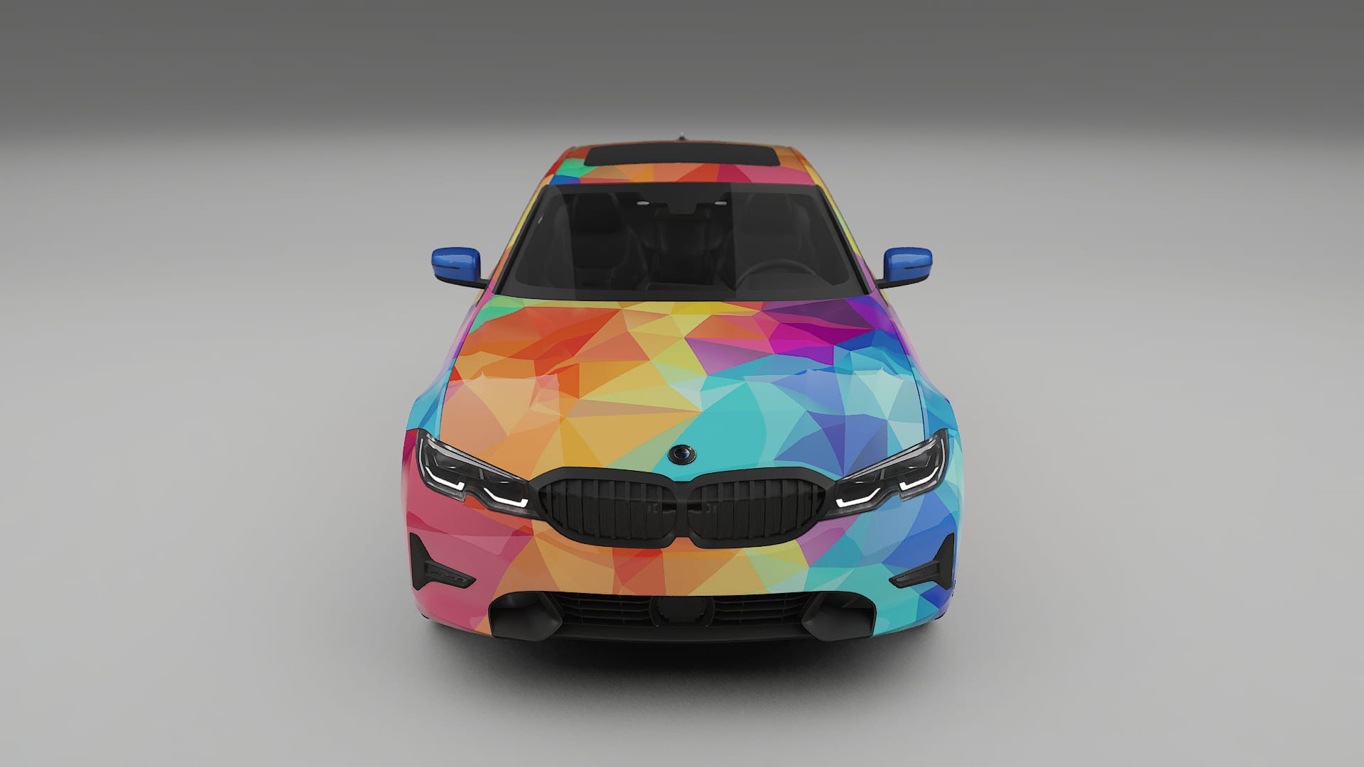 BMW 3 G20 prefacelift pre-LCI VECTOR VIBE – Ontworpen Wrap PPF Kit van Printbaar Polyurethaanfolie