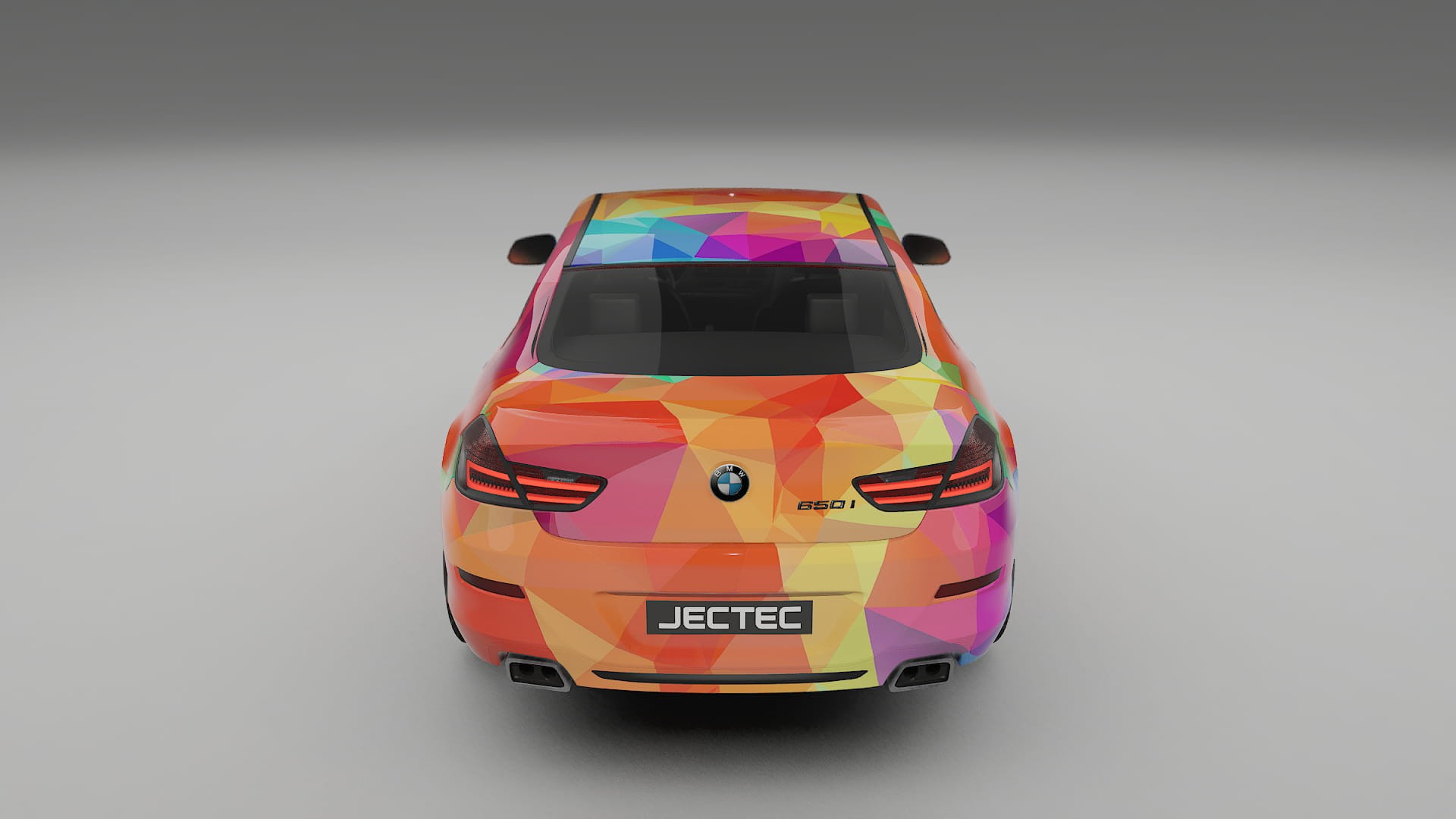 BMW 6 F06 VECTOR VIBE – Ontworpen Wrap PPF Kit van Printbaar Polyurethaanfolie