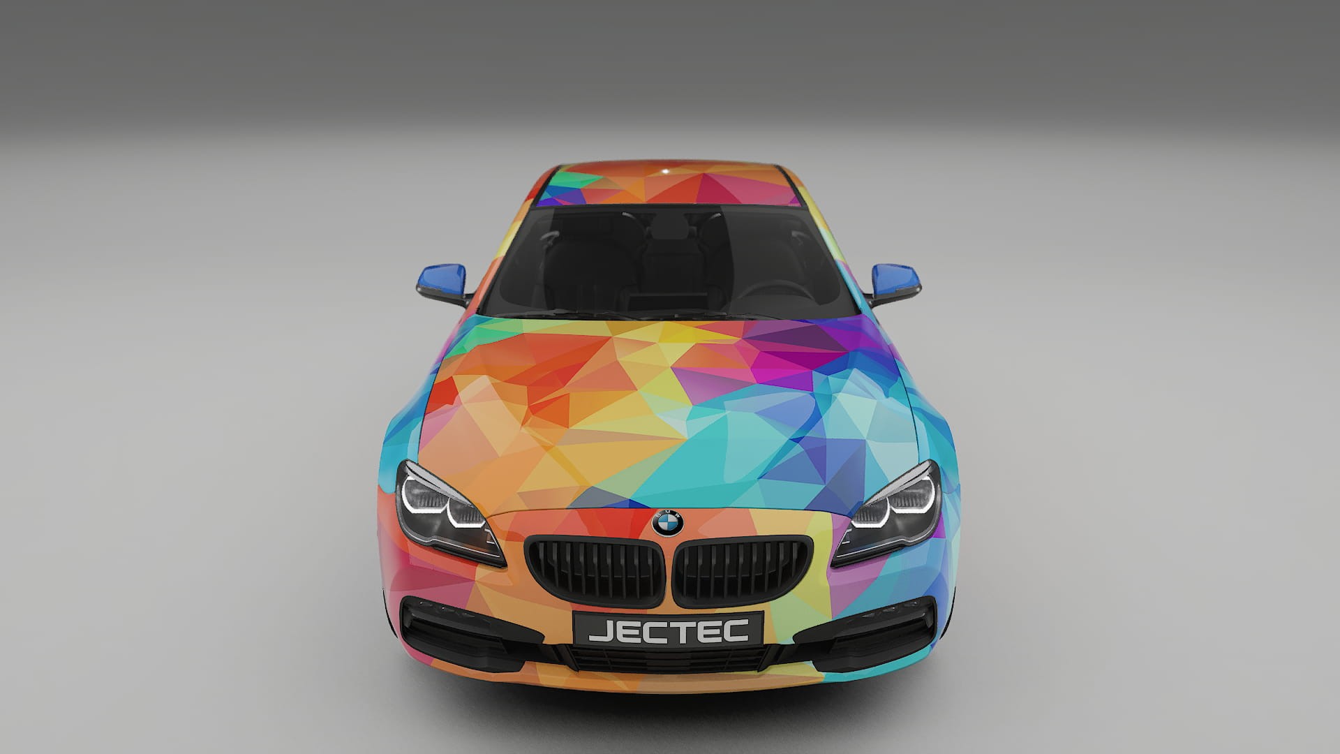BMW 6 F06 VECTOR VIBE – Ontworpen Wrap PPF Kit van Printbaar Polyurethaanfolie