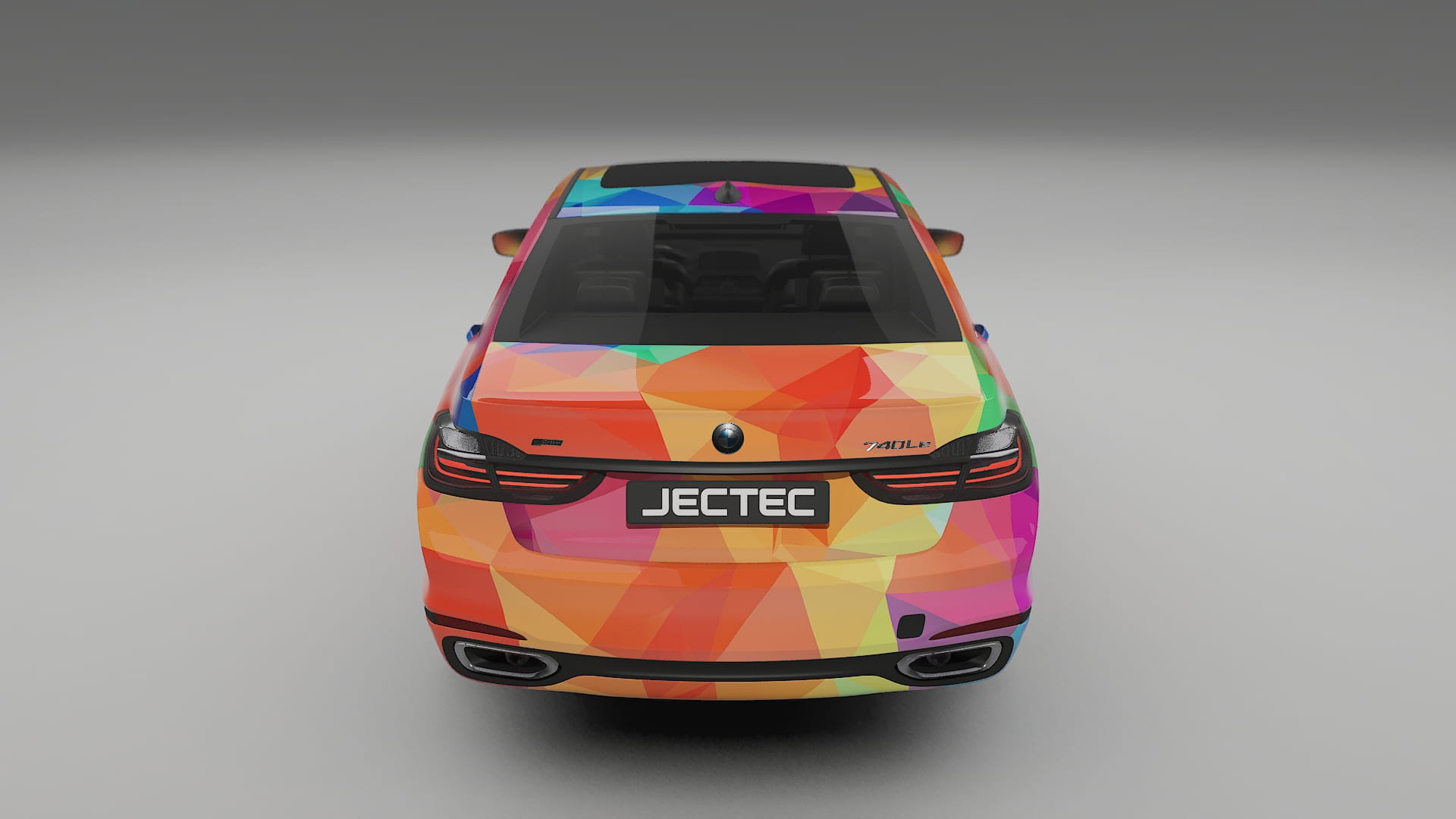 BMW 7 G11 G12 facelift LCI VECTOR VIBE – Ontworpen Wrap PPF Kit van Printbaar Polyurethaanfolie