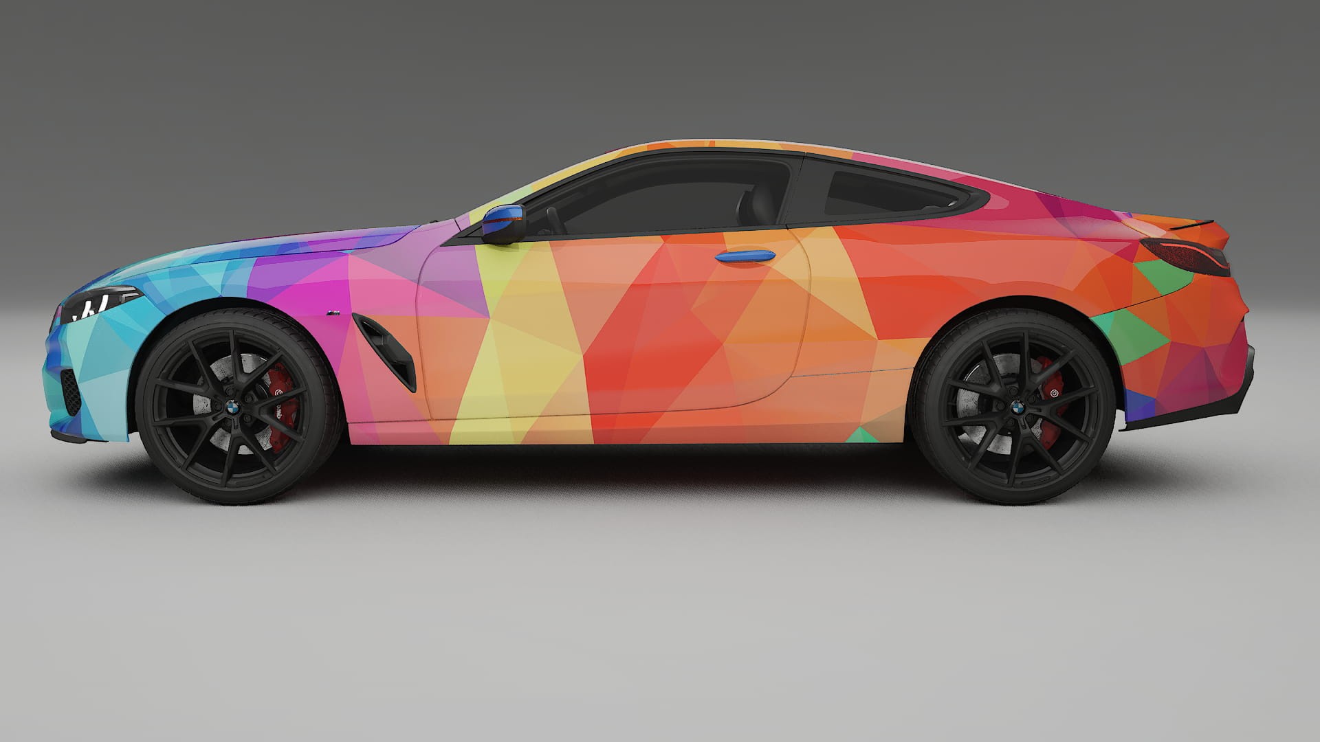 BMW 850 G15 VECTOR VIBE – Ontworpen Wrap PPF Kit van Printbaar Polyurethaanfolie