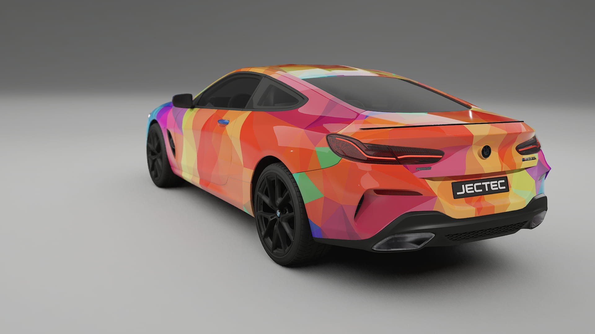 BMW 850 G15 VECTOR VIBE – Ontworpen Wrap PPF Kit van Printbaar Polyurethaanfolie