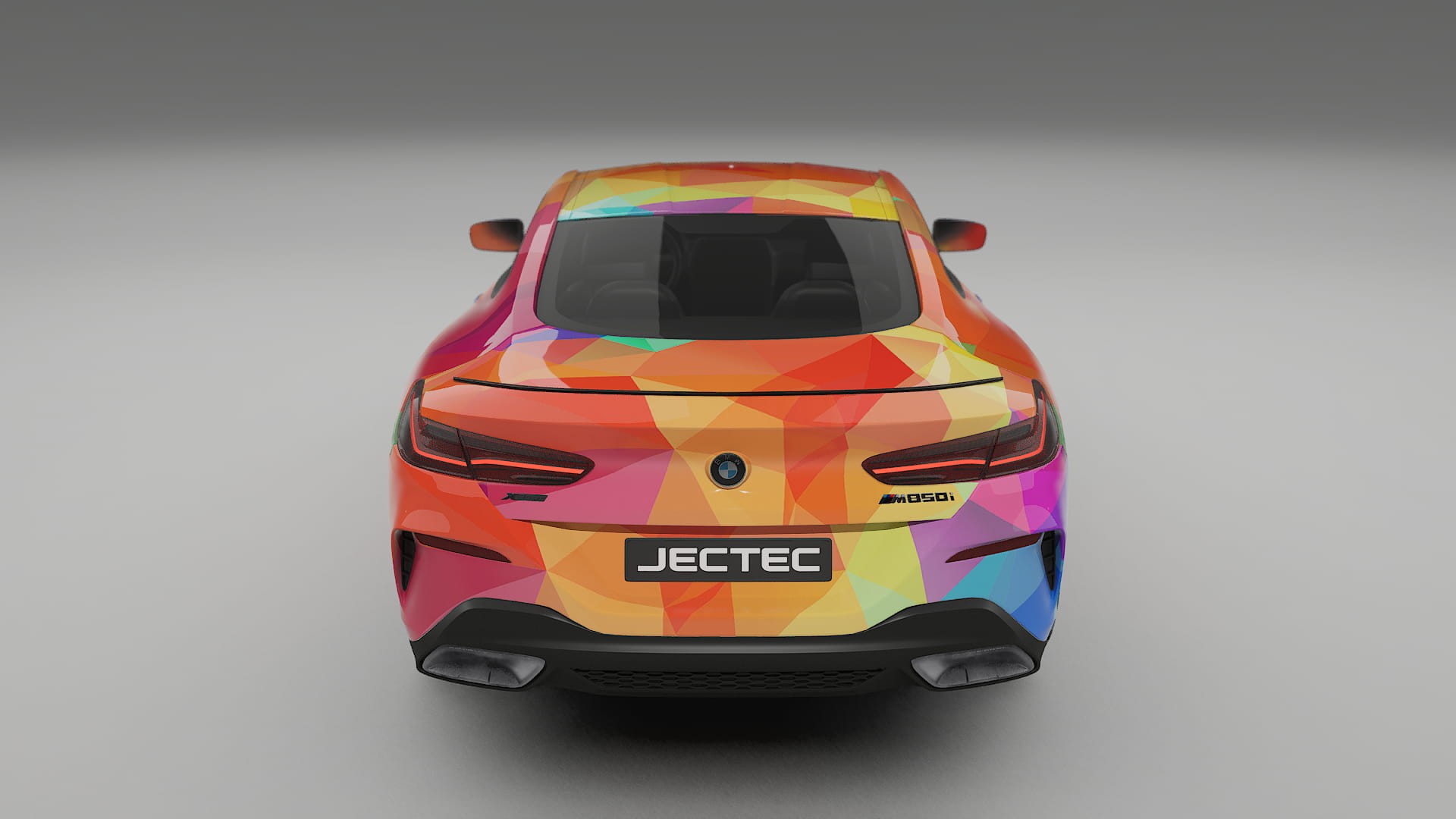BMW 850 G15 VECTOR VIBE – Ontworpen Wrap PPF Kit van Printbaar Polyurethaanfolie