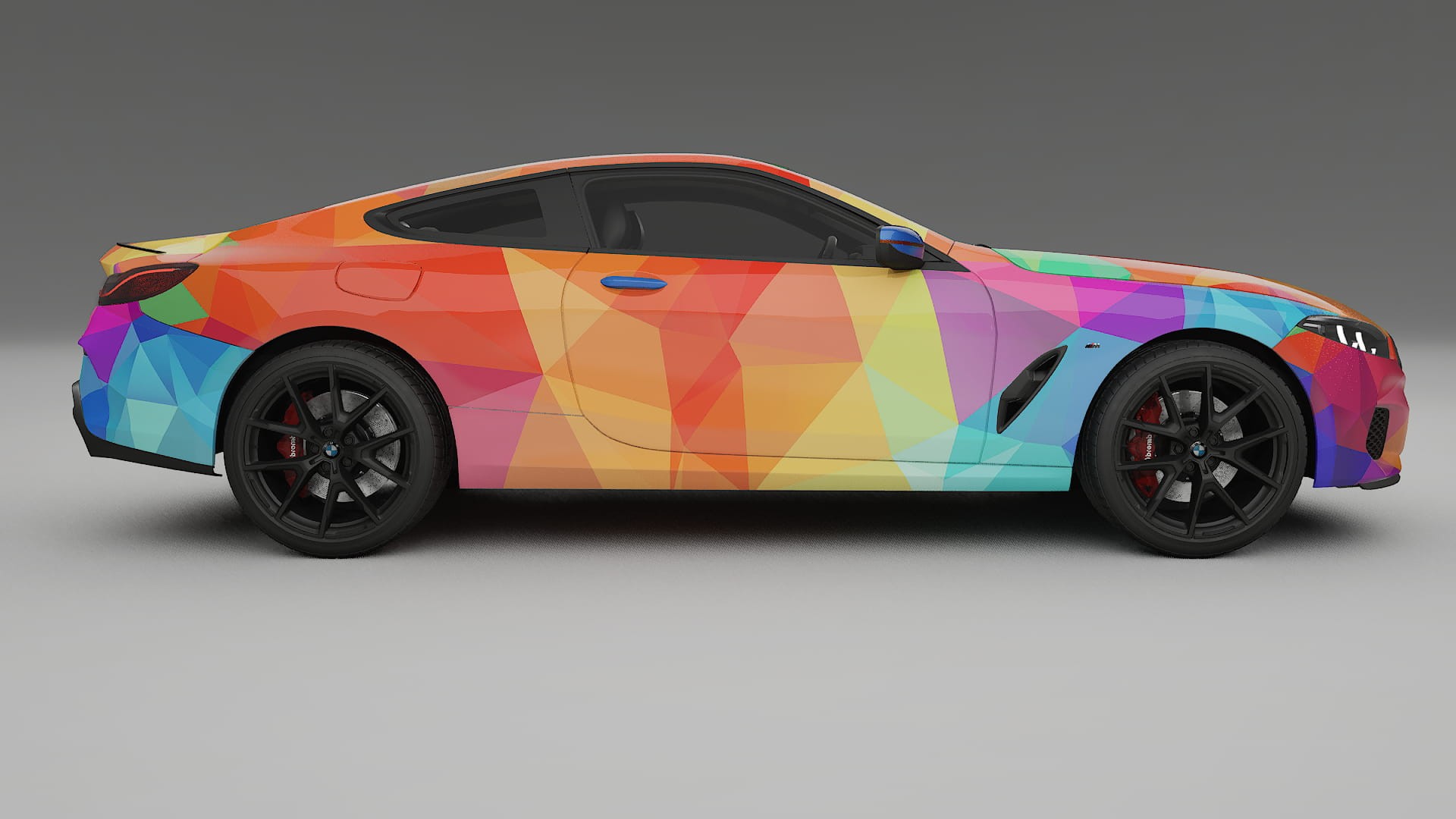 BMW 850 G15 VECTOR VIBE – Ontworpen Wrap PPF Kit van Printbaar Polyurethaanfolie