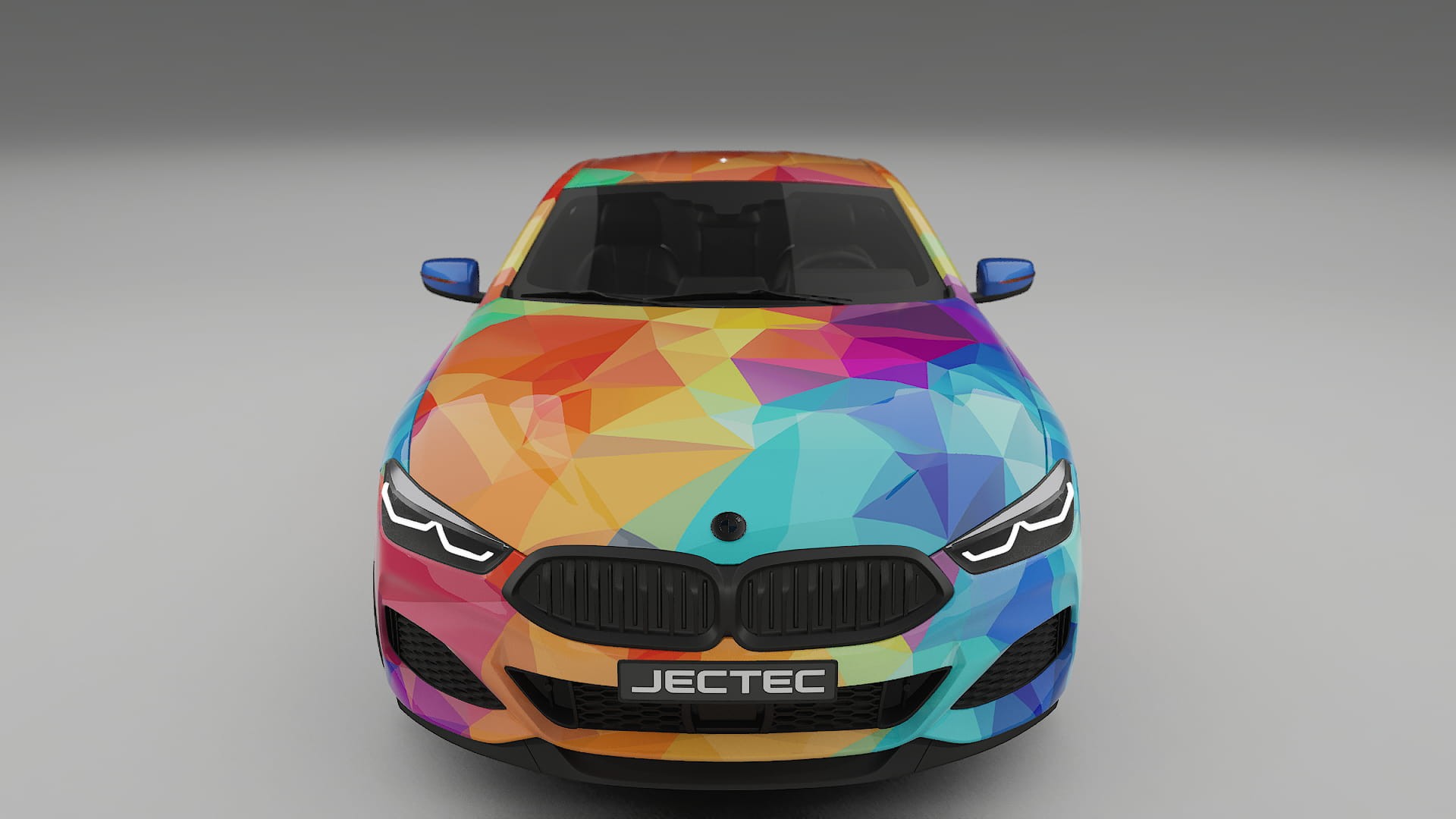 BMW 850 G15 VECTOR VIBE – Ontworpen Wrap PPF Kit van Printbaar Polyurethaanfolie