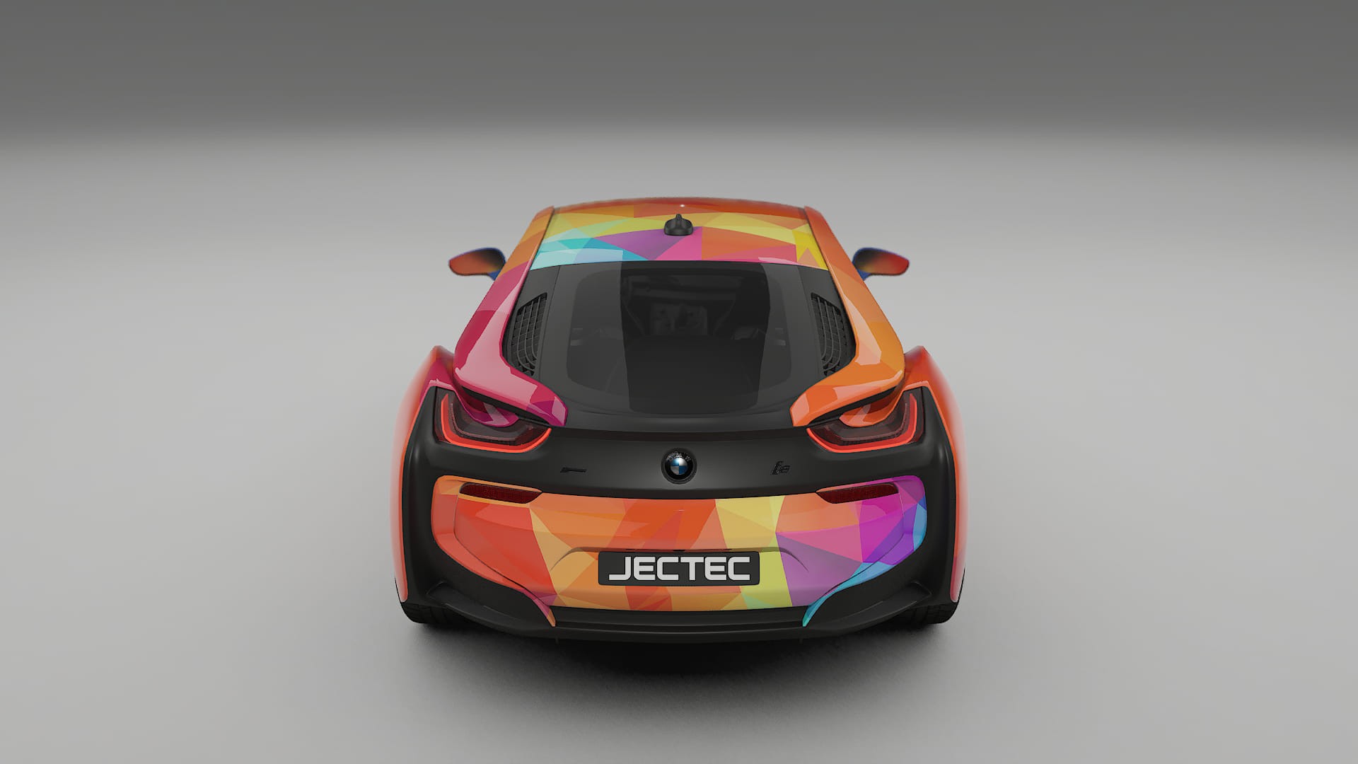 BMW I8 I12 VECTOR VIBE – Ontworpen Wrap PPF Kit van Printbaar Polyurethaanfolie
