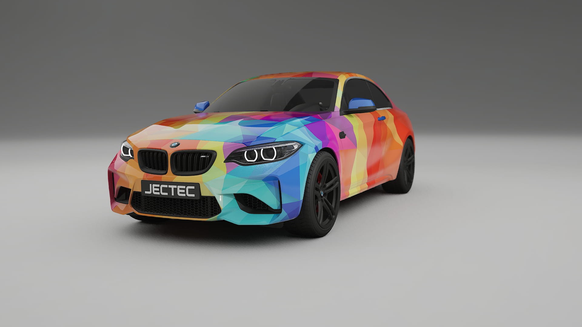 BMW M2 F87 facelift LCI VECTOR VIBE – Ontworpen Wrap PPF Kit van Printbaar Polyurethaanfolie