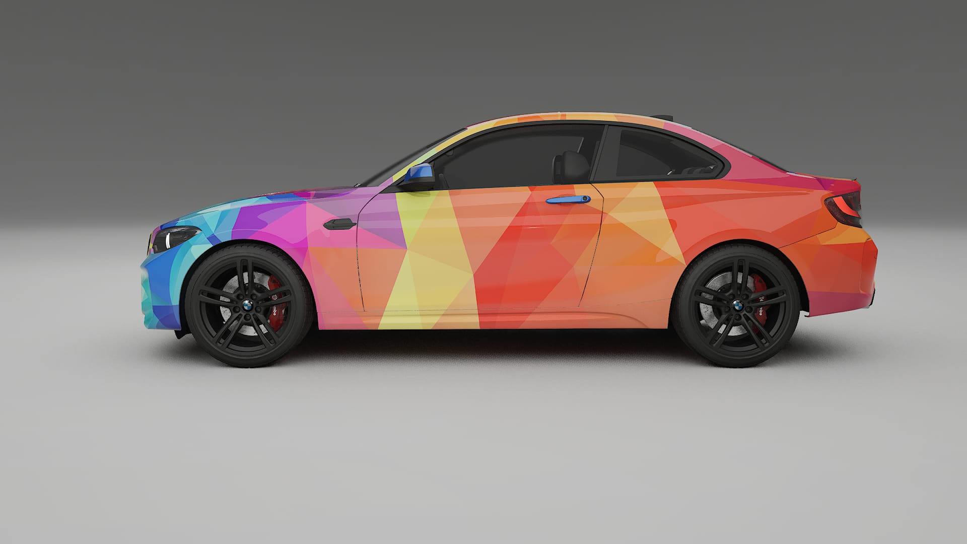 BMW M2 F87 facelift LCI VECTOR VIBE – Ontworpen Wrap PPF Kit van Printbaar Polyurethaanfolie