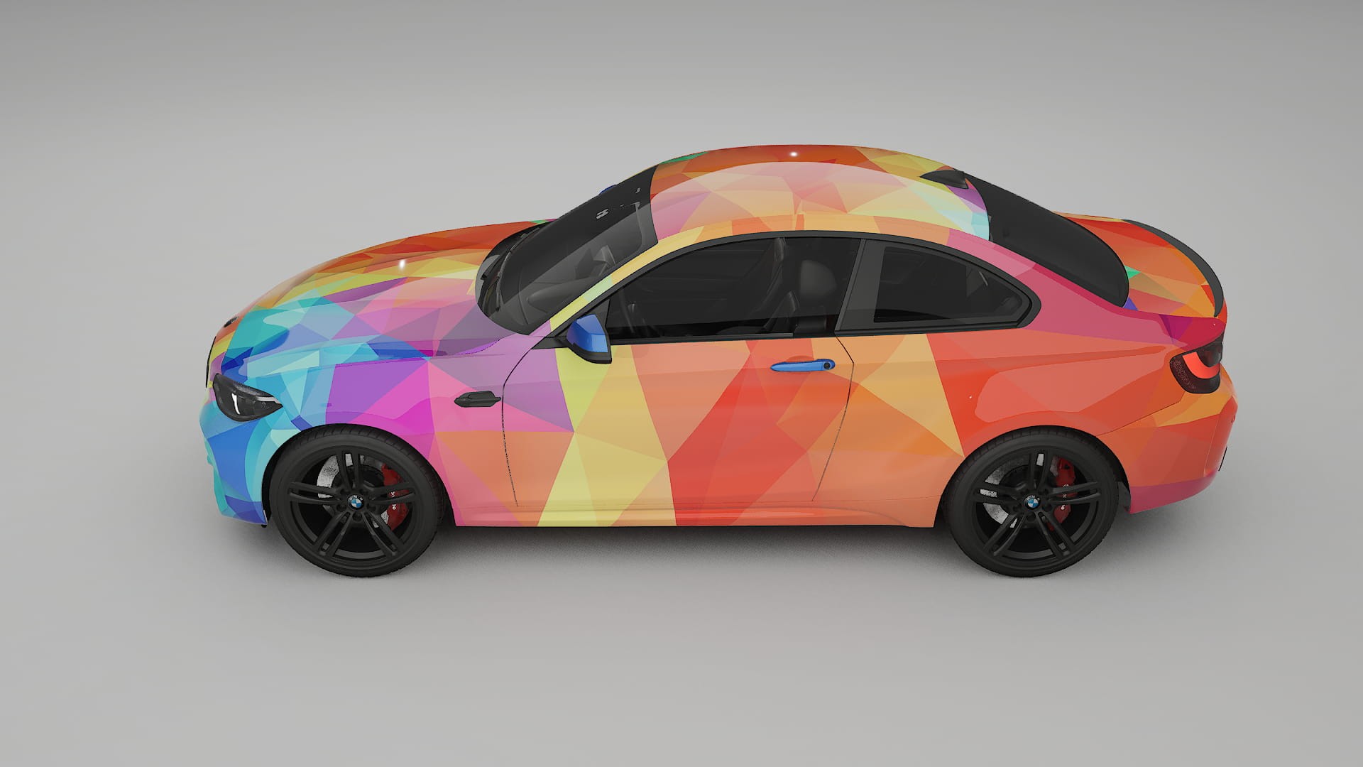 BMW M2 F87 facelift LCI VECTOR VIBE – Ontworpen Wrap PPF Kit van Printbaar Polyurethaanfolie