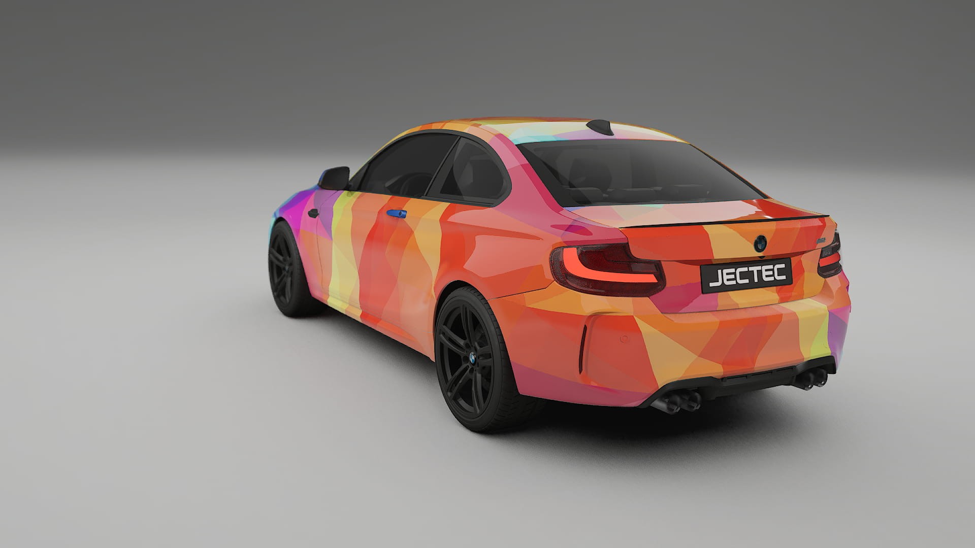 BMW M2 F87 facelift LCI VECTOR VIBE – Ontworpen Wrap PPF Kit van Printbaar Polyurethaanfolie