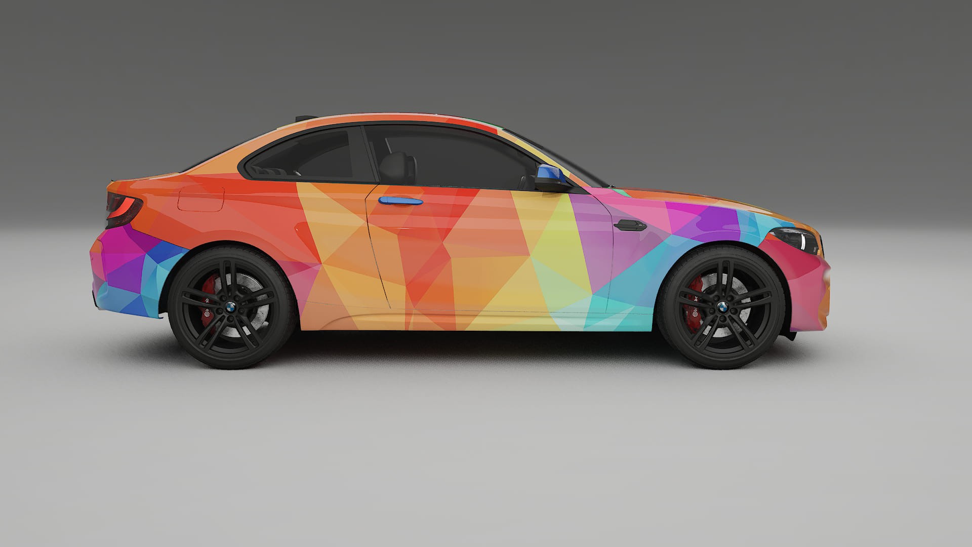 BMW M2 F87 facelift LCI VECTOR VIBE – Ontworpen Wrap PPF Kit van Printbaar Polyurethaanfolie