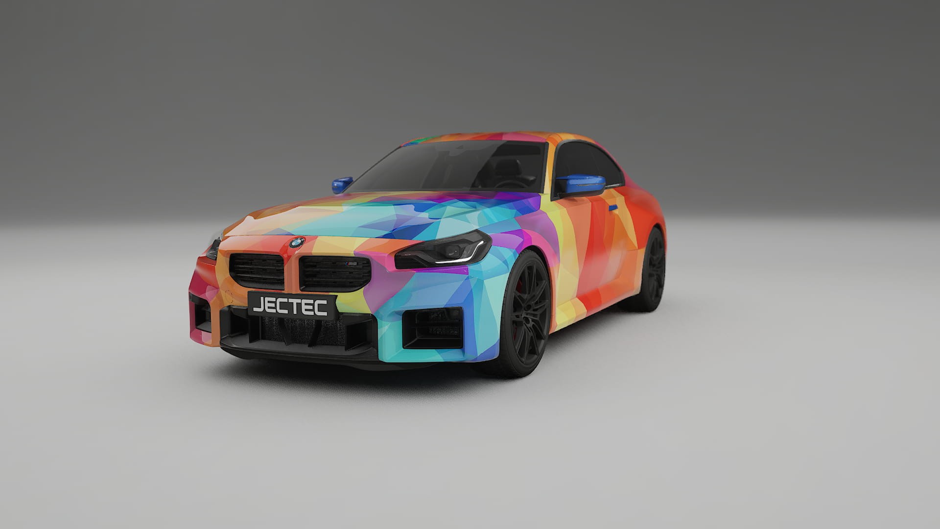 BMW M2 G87 VECTOR VIBE – Ontworpen Wrap PPF Kit van Printbaar Polyurethaanfolie
