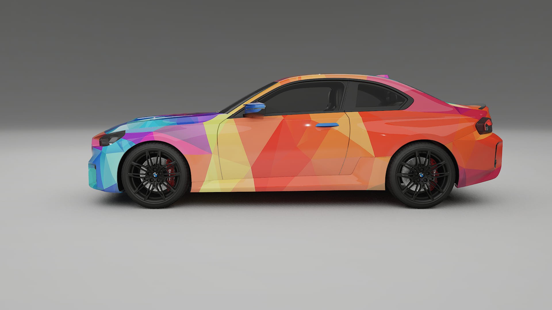 BMW M2 G87 VECTOR VIBE – Ontworpen Wrap PPF Kit van Printbaar Polyurethaanfolie