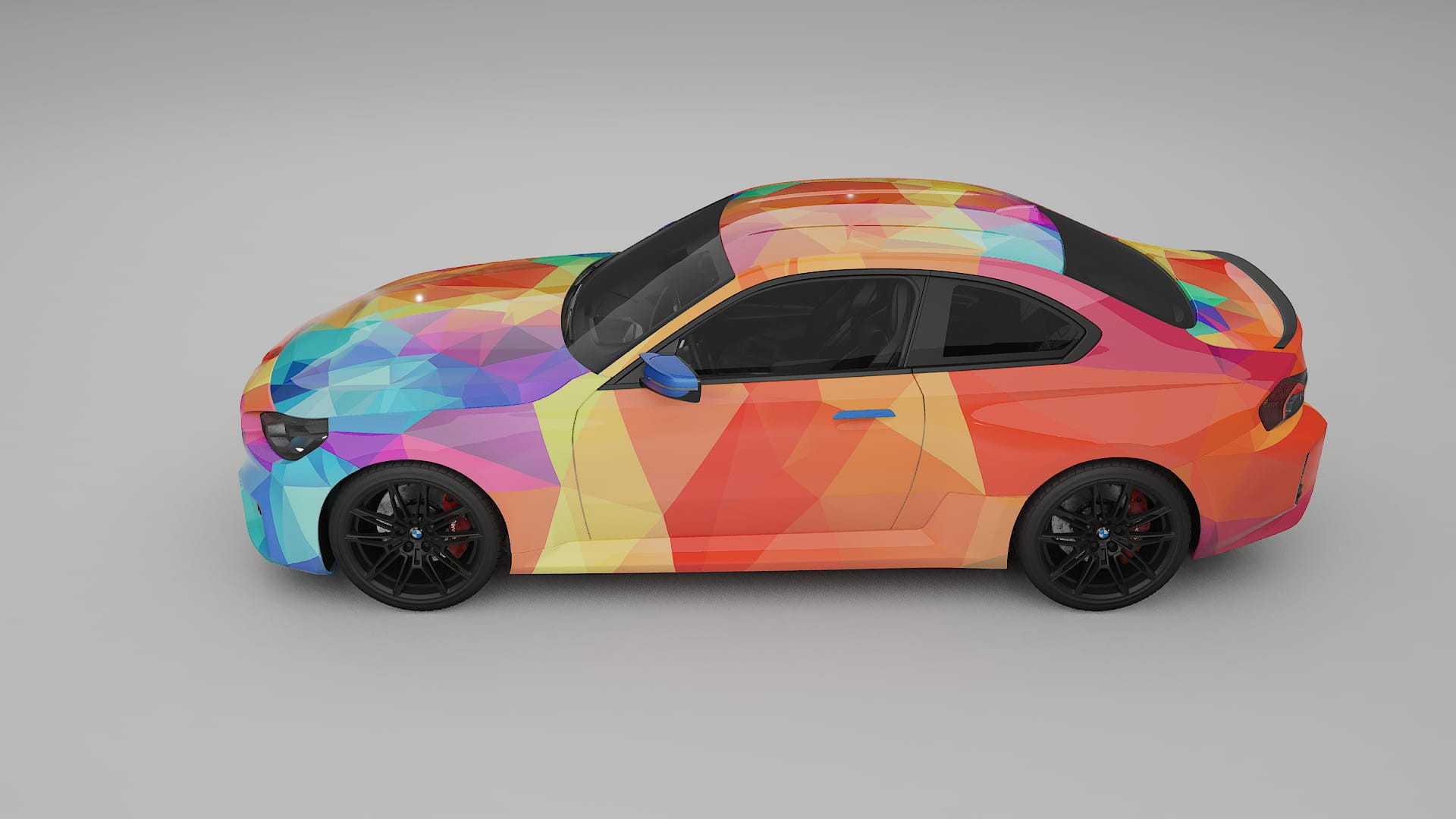 BMW M2 G87 VECTOR VIBE – Ontworpen Wrap PPF Kit van Printbaar Polyurethaanfolie