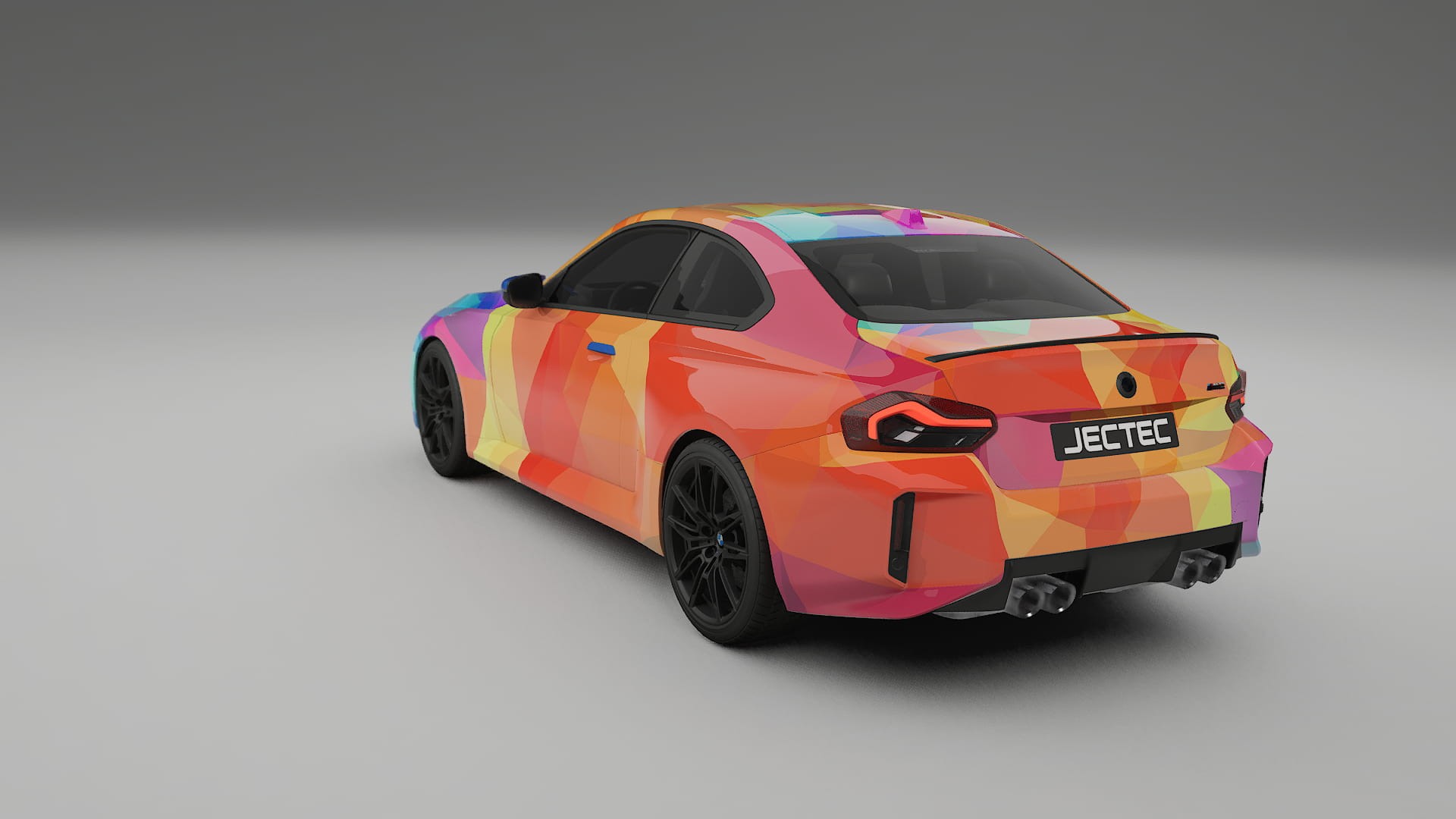 BMW M2 G87 VECTOR VIBE – Ontworpen Wrap PPF Kit van Printbaar Polyurethaanfolie