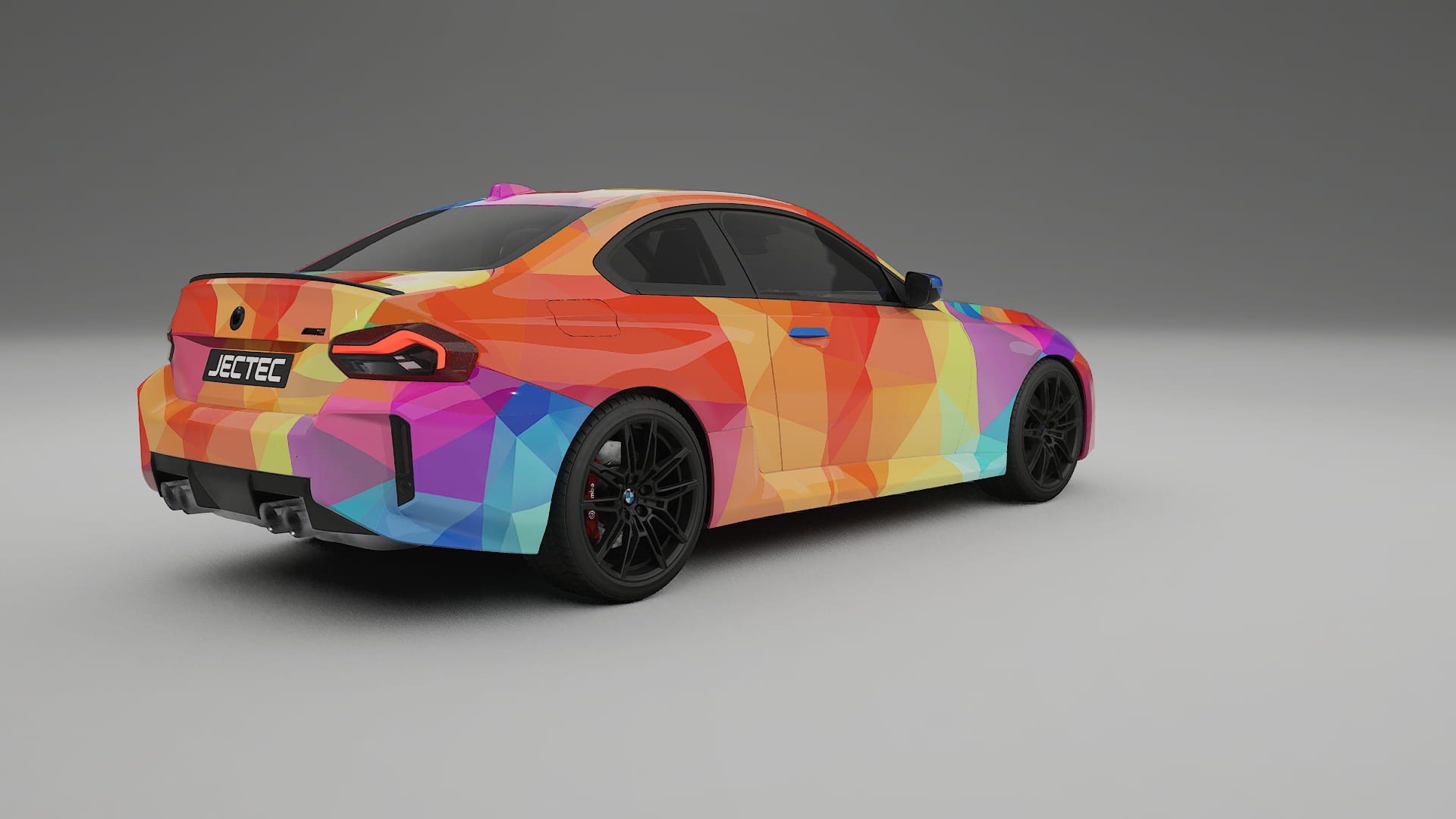 BMW M2 G87 VECTOR VIBE – Ontworpen Wrap PPF Kit van Printbaar Polyurethaanfolie