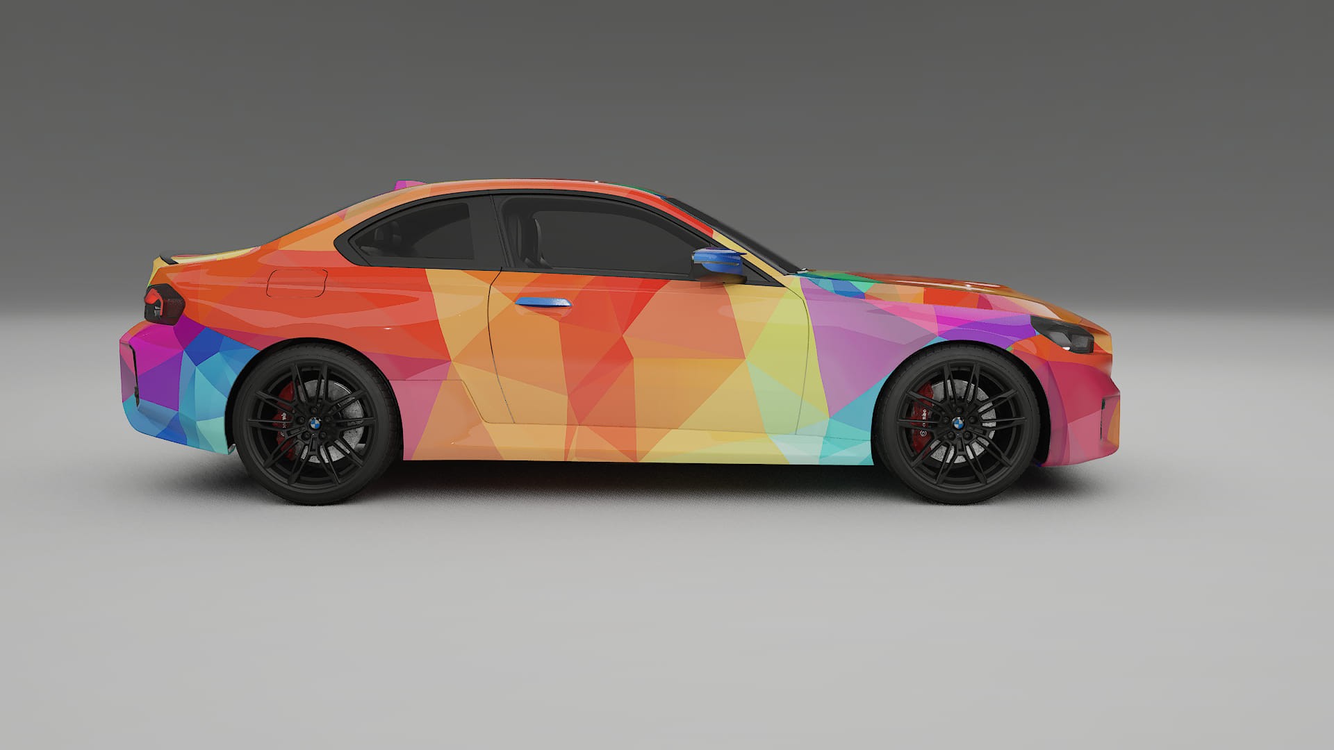 BMW M2 G87 VECTOR VIBE – Ontworpen Wrap PPF Kit van Printbaar Polyurethaanfolie