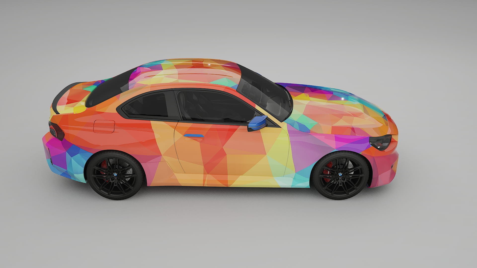 BMW M2 G87 VECTOR VIBE – Ontworpen Wrap PPF Kit van Printbaar Polyurethaanfolie
