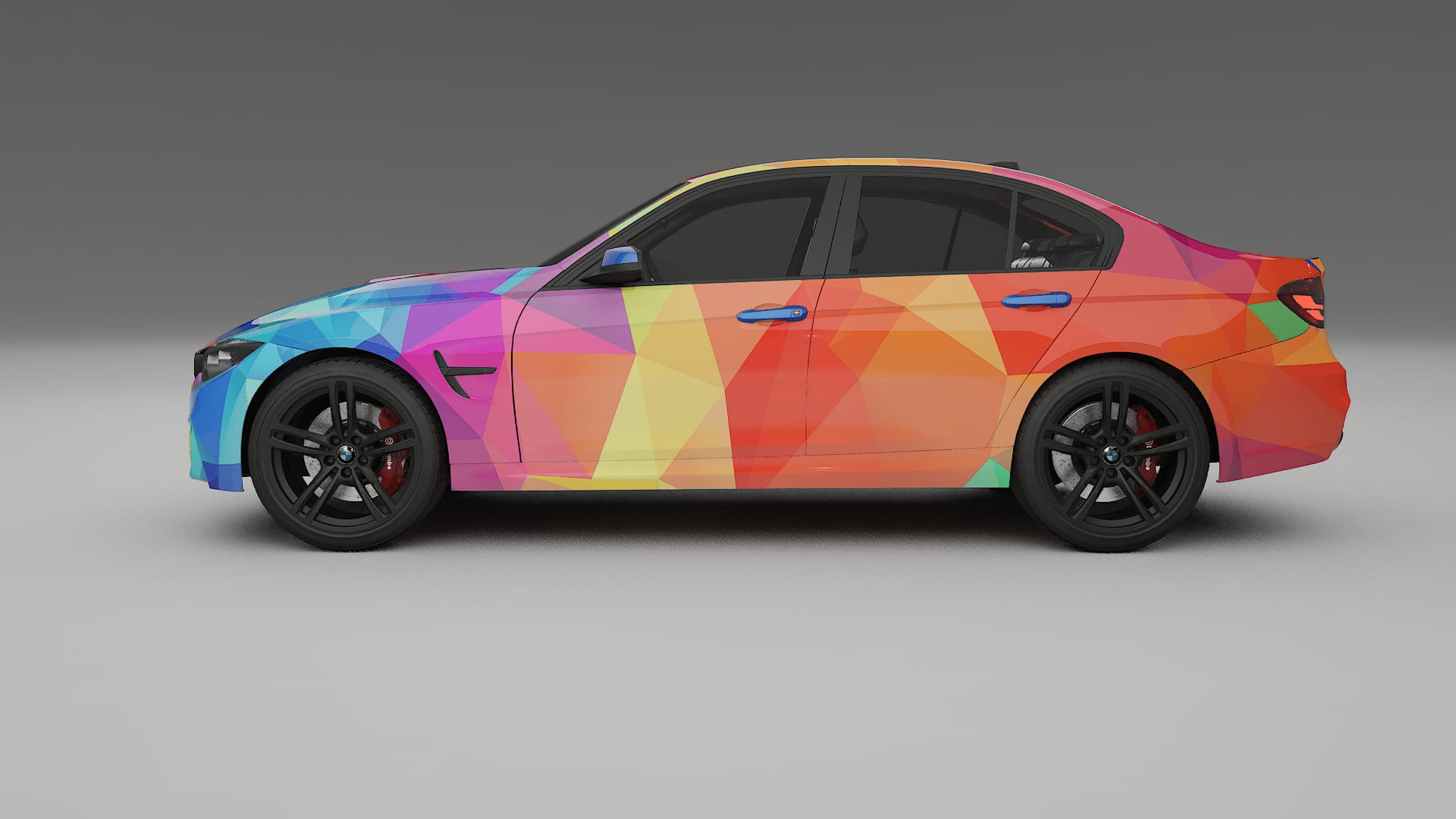 BMW M3 F80 VECTOR VIBE – Ontworpen Wrap PPF Kit van Printbaar Polyurethaanfolie