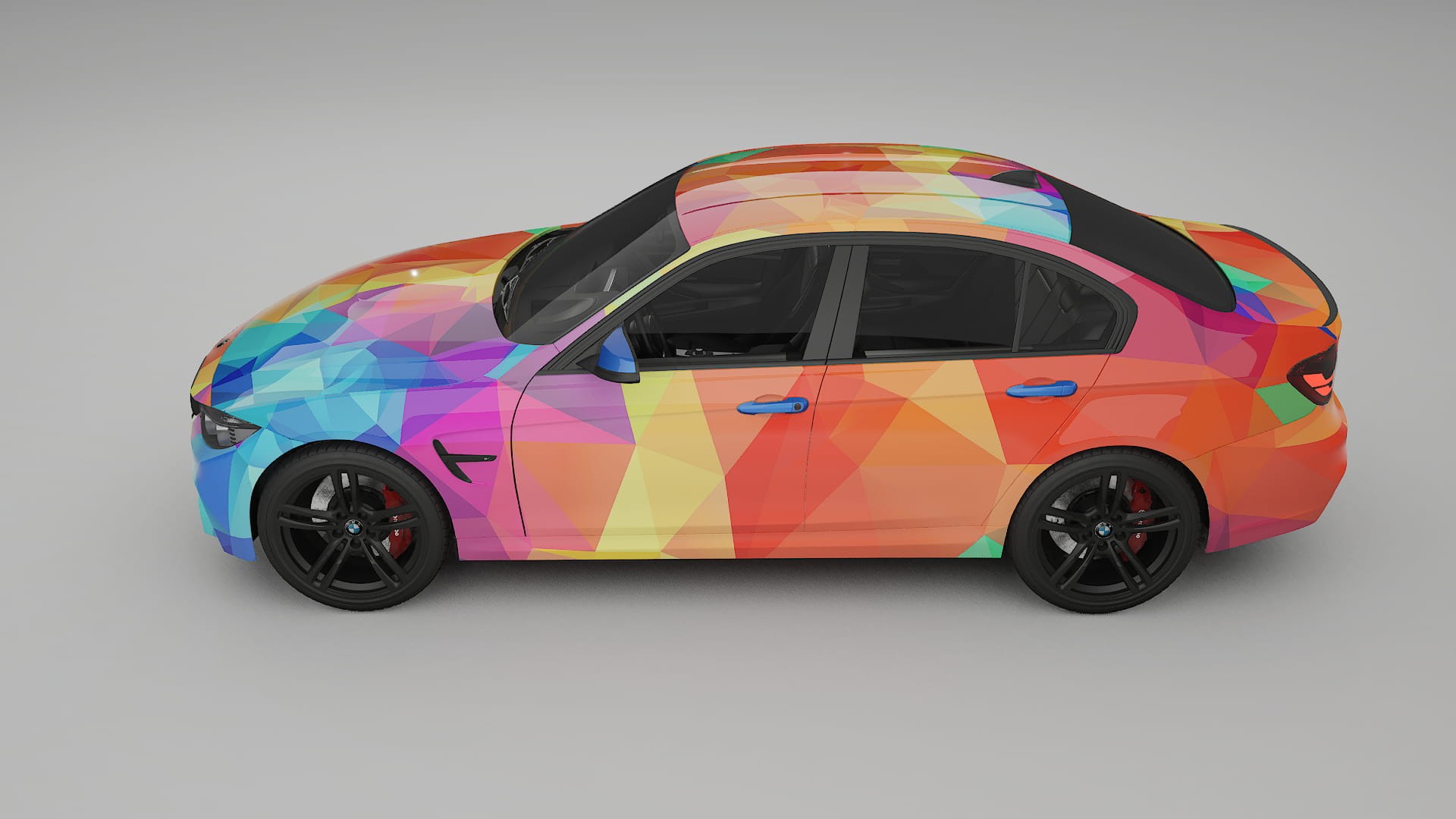 BMW M3 F80 VECTOR VIBE – Ontworpen Wrap PPF Kit van Printbaar Polyurethaanfolie