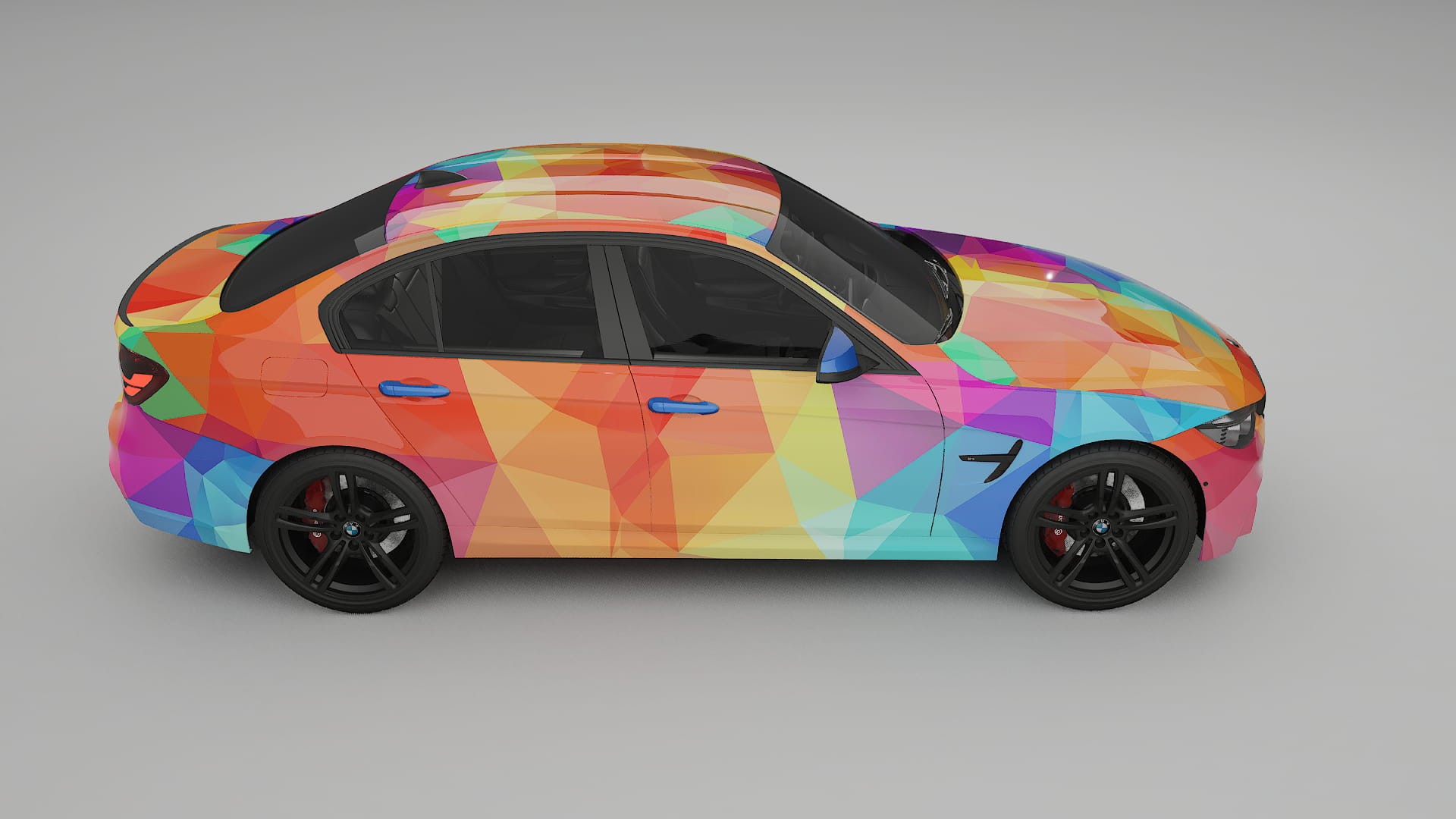 BMW M3 F80 VECTOR VIBE – Ontworpen Wrap PPF Kit van Printbaar Polyurethaanfolie