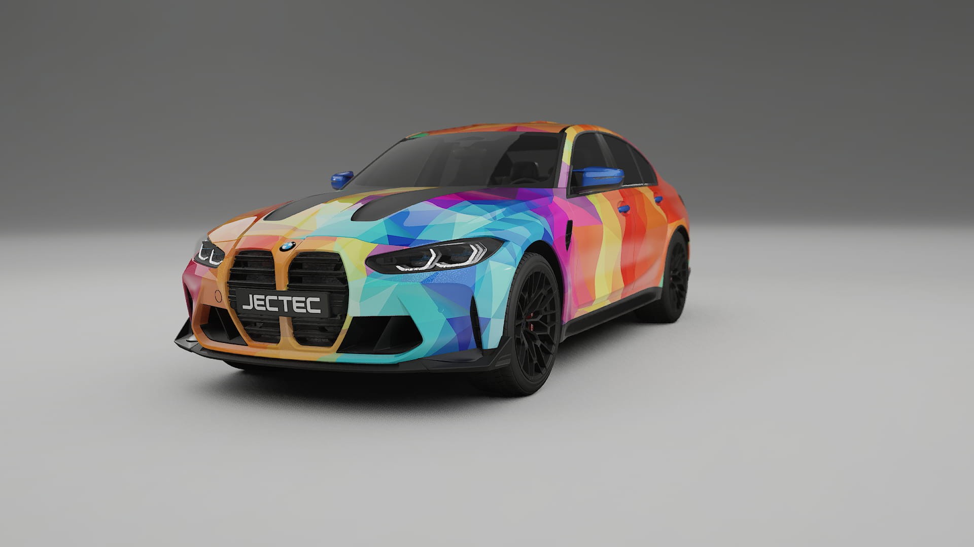 BMW M3 G80 Competition CS VECTOR VIBE – Ontworpen Wrap PPF Kit van Printbaar Polyurethaanfolie