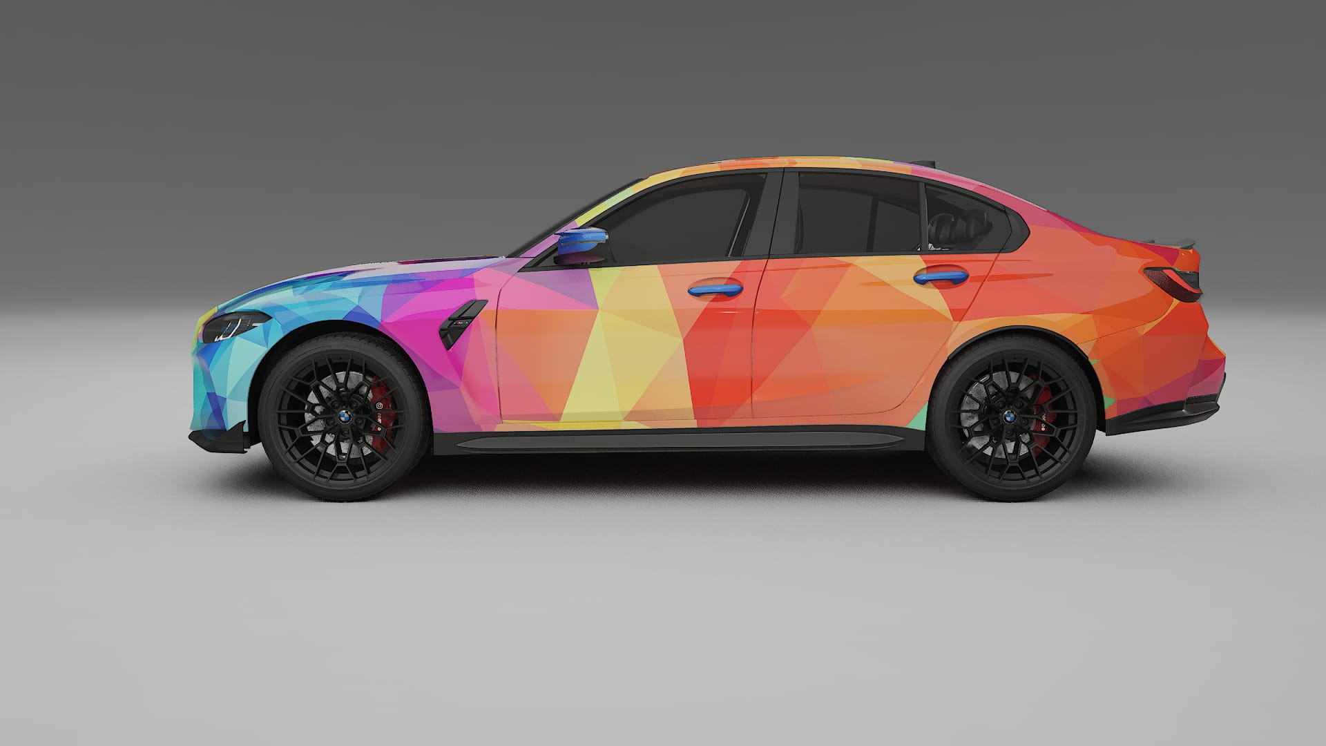 BMW M3 G80 Competition CS VECTOR VIBE – Ontworpen Wrap PPF Kit van Printbaar Polyurethaanfolie