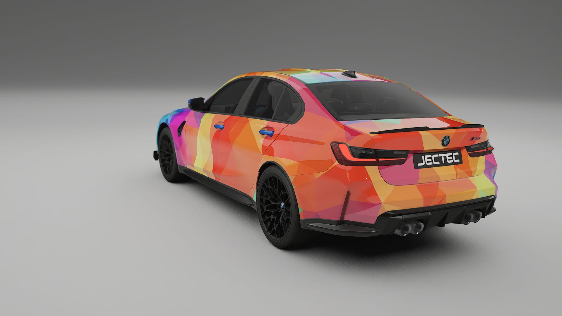 BMW M3 G80 Competition CS VECTOR VIBE – Ontworpen Wrap PPF Kit van Printbaar Polyurethaanfolie