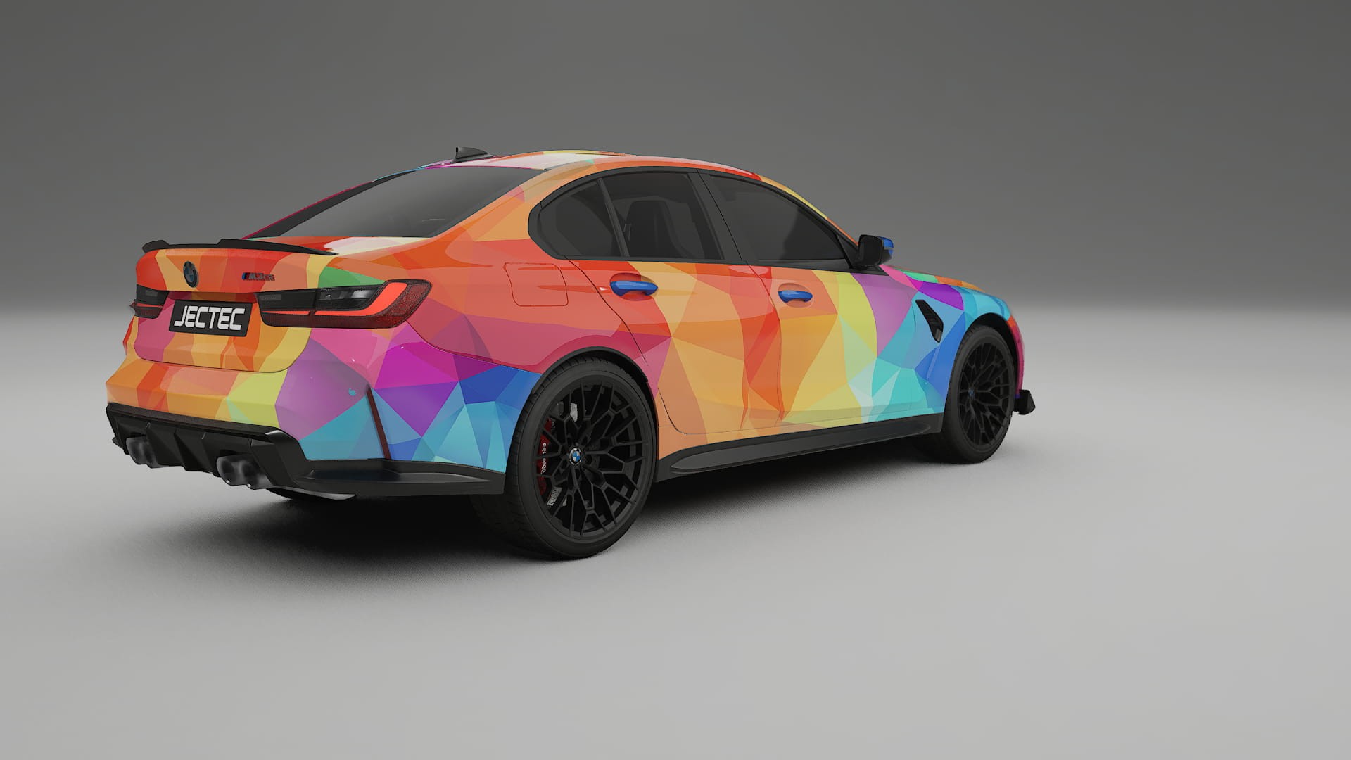 BMW M3 G80 Competition CS VECTOR VIBE – Ontworpen Wrap PPF Kit van Printbaar Polyurethaanfolie