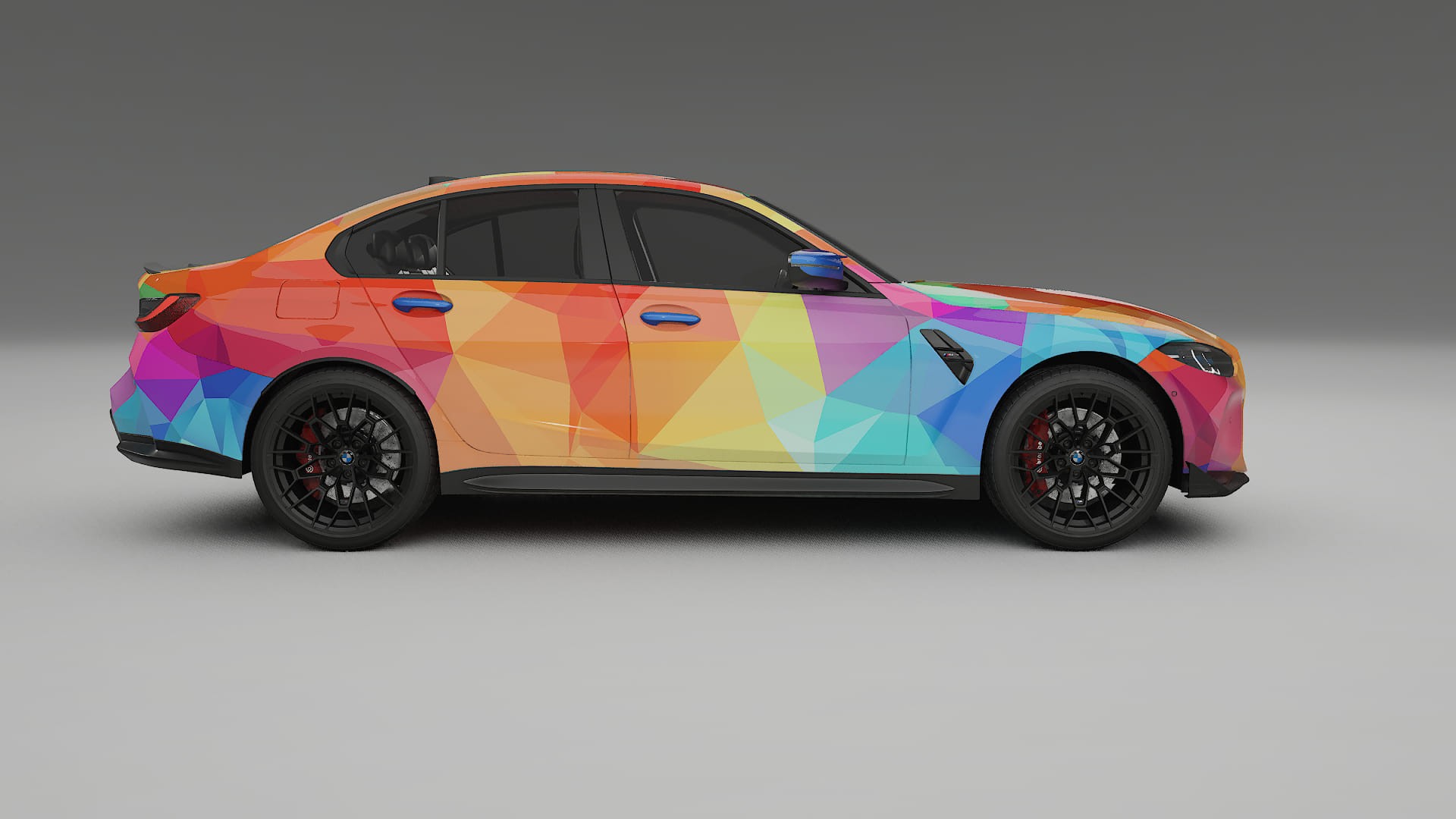 BMW M3 G80 Competition CS VECTOR VIBE – Ontworpen Wrap PPF Kit van Printbaar Polyurethaanfolie