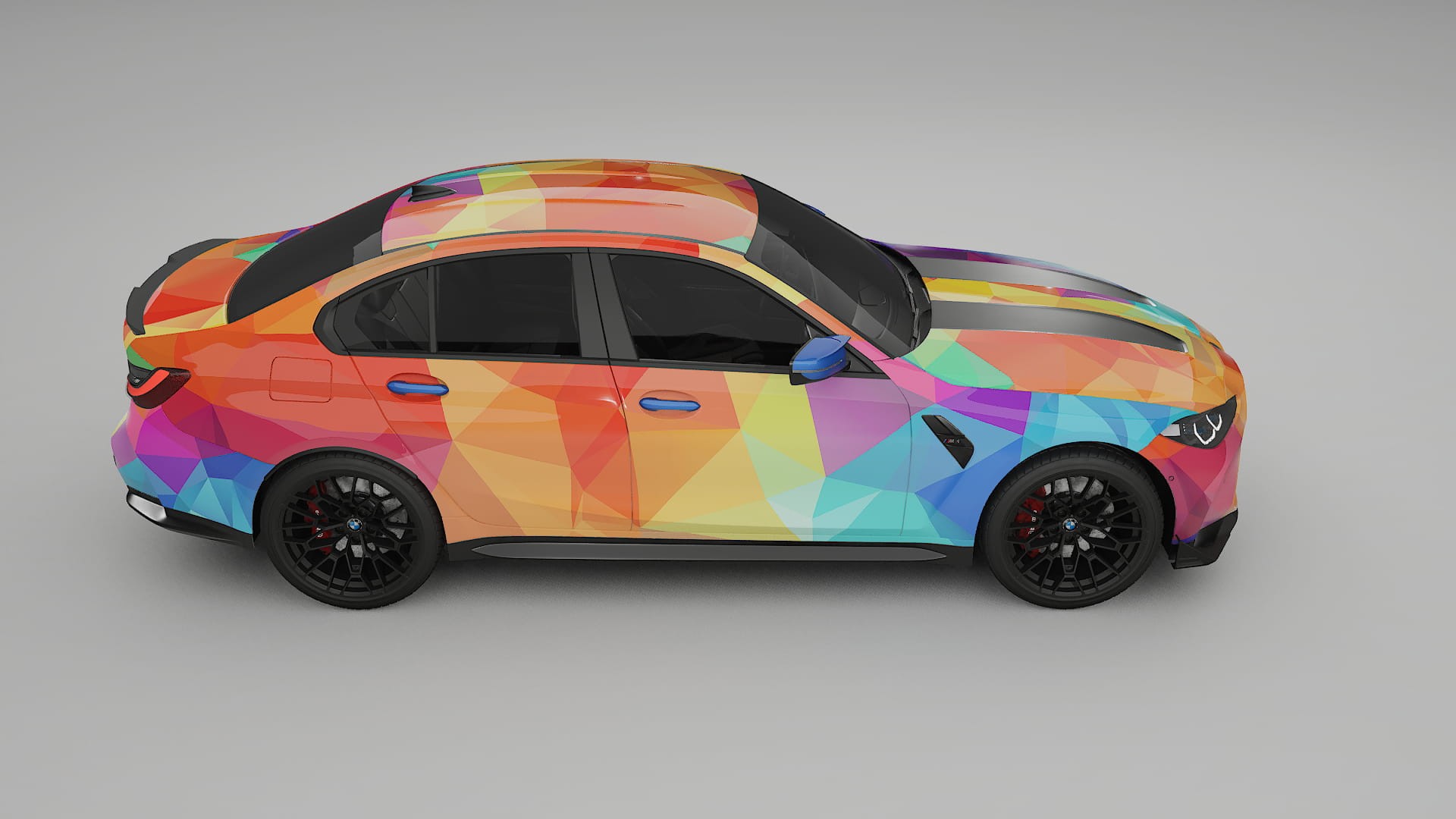 BMW M3 G80 Competition CS VECTOR VIBE – Ontworpen Wrap PPF Kit van Printbaar Polyurethaanfolie