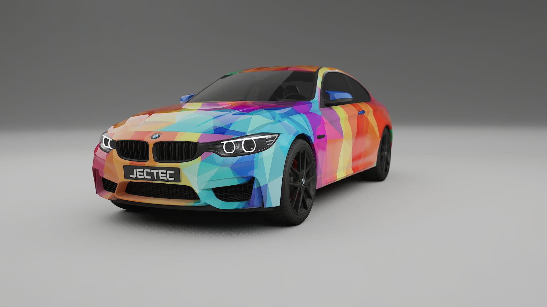 BMW M4 F82 VECTOR VIBE – Ontworpen Wrap PPF Kit van Printbaar Polyurethaanfolie