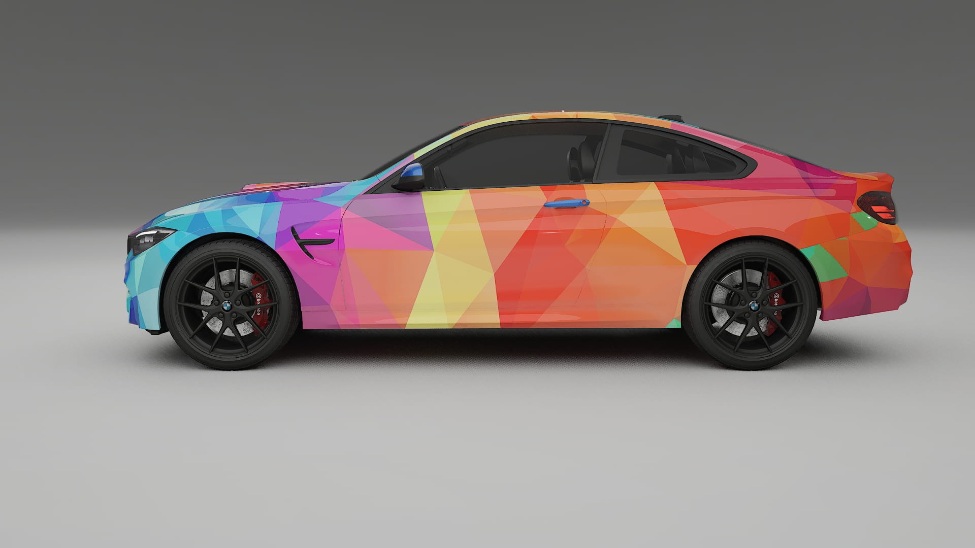 BMW M4 F82 VECTOR VIBE – Ontworpen Wrap PPF Kit van Printbaar Polyurethaanfolie
