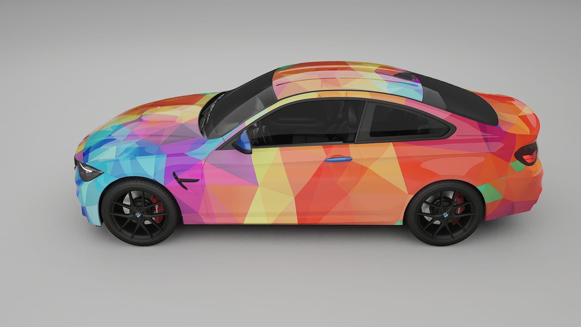 BMW M4 F82 VECTOR VIBE – Ontworpen Wrap PPF Kit van Printbaar Polyurethaanfolie
