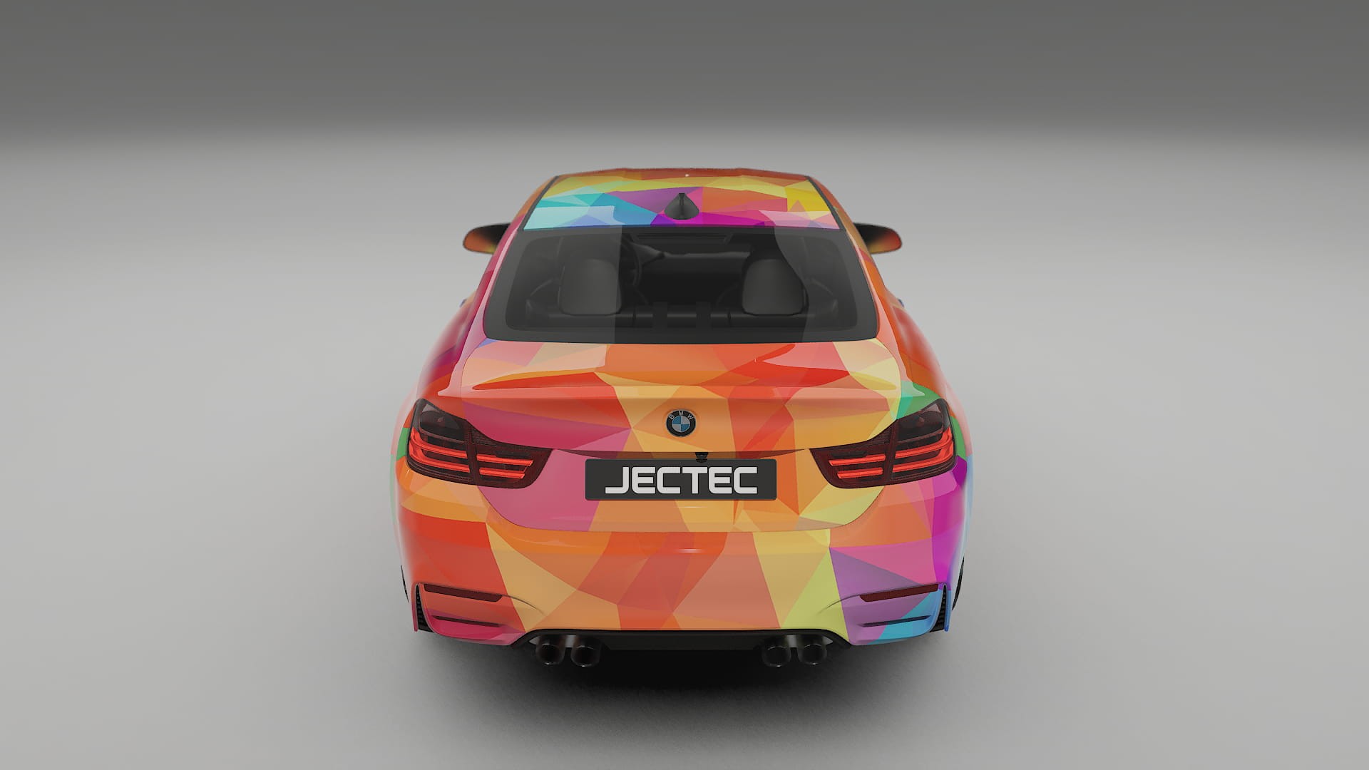 BMW M4 F82 VECTOR VIBE – Ontworpen Wrap PPF Kit van Printbaar Polyurethaanfolie