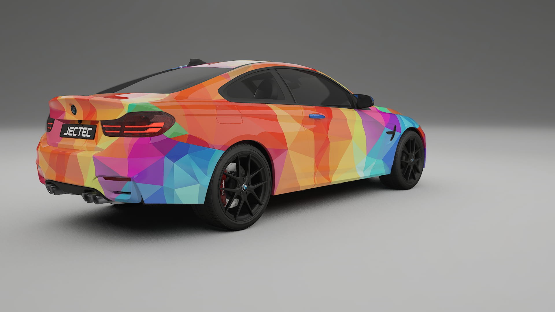 BMW M4 F82 VECTOR VIBE – Ontworpen Wrap PPF Kit van Printbaar Polyurethaanfolie