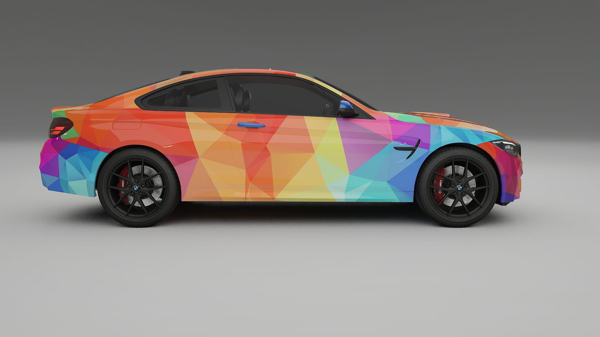 BMW M4 F82 VECTOR VIBE – Ontworpen Wrap PPF Kit van Printbaar Polyurethaanfolie