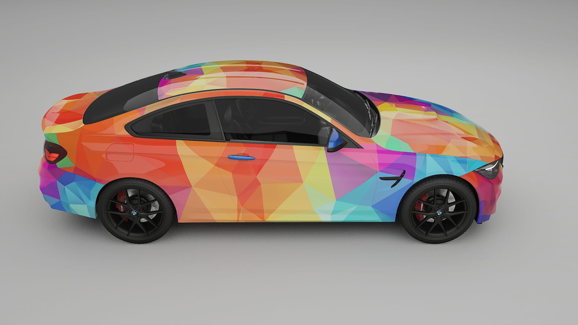 BMW M4 F82 VECTOR VIBE – Ontworpen Wrap PPF Kit van Printbaar Polyurethaanfolie