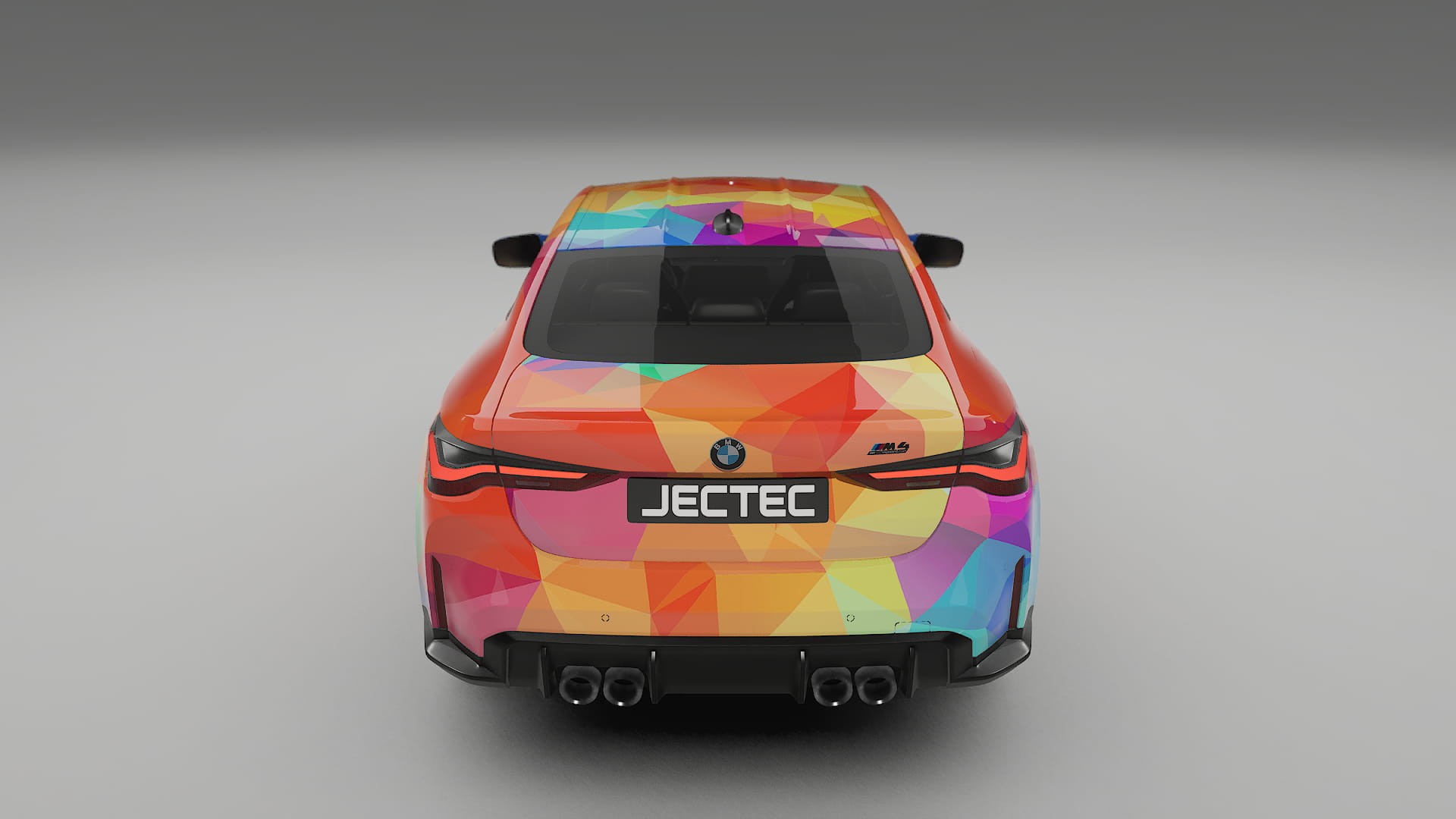 BMW M4 G82 VECTOR VIBE – Ontworpen Wrap PPF Kit van Printbaar Polyurethaanfolie
