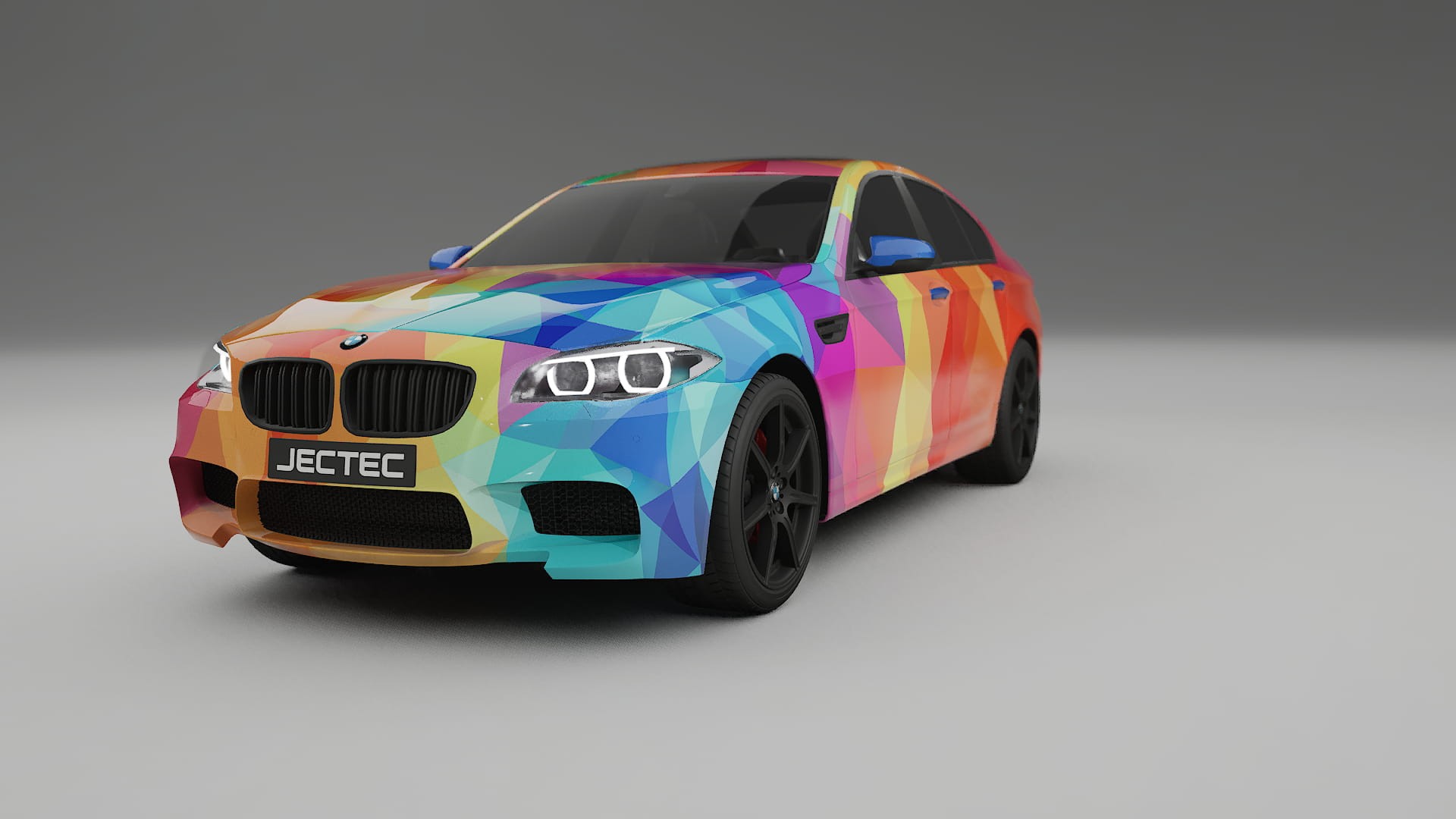 BMW M5 F10 VECTOR VIBE – Ontworpen Wrap PPF Kit van Printbaar Polyurethaanfolie