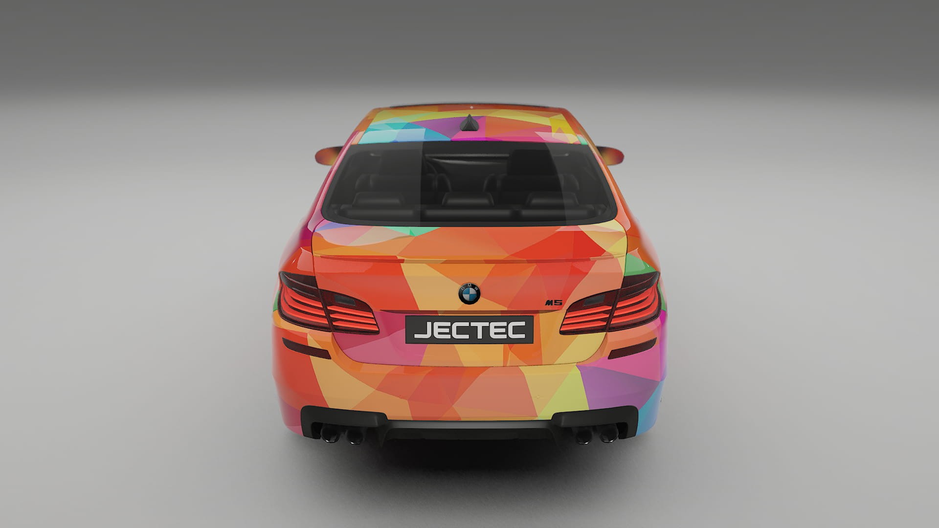BMW M5 F10 VECTOR VIBE – Ontworpen Wrap PPF Kit van Printbaar Polyurethaanfolie