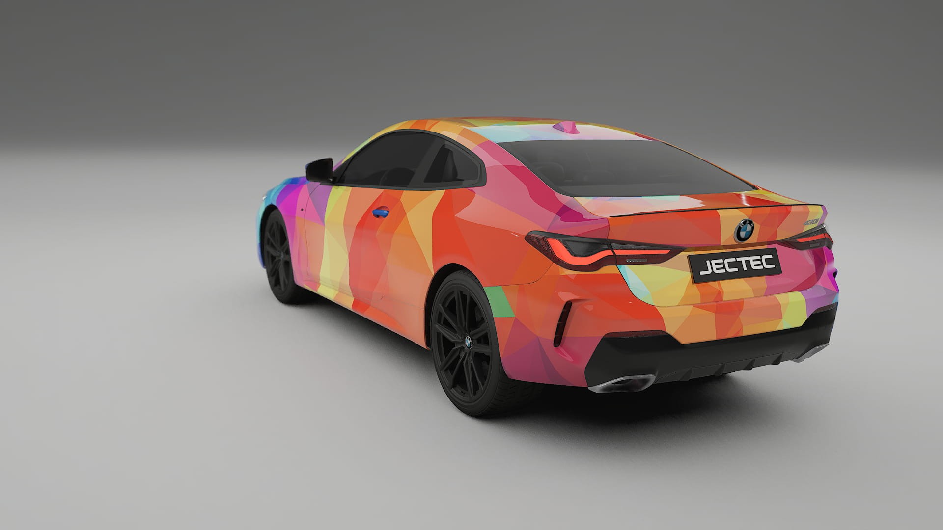 BMW M440i G26 VECTOR VIBE – Ontworpen Wrap PPF Kit van Printbaar Polyurethaanfolie