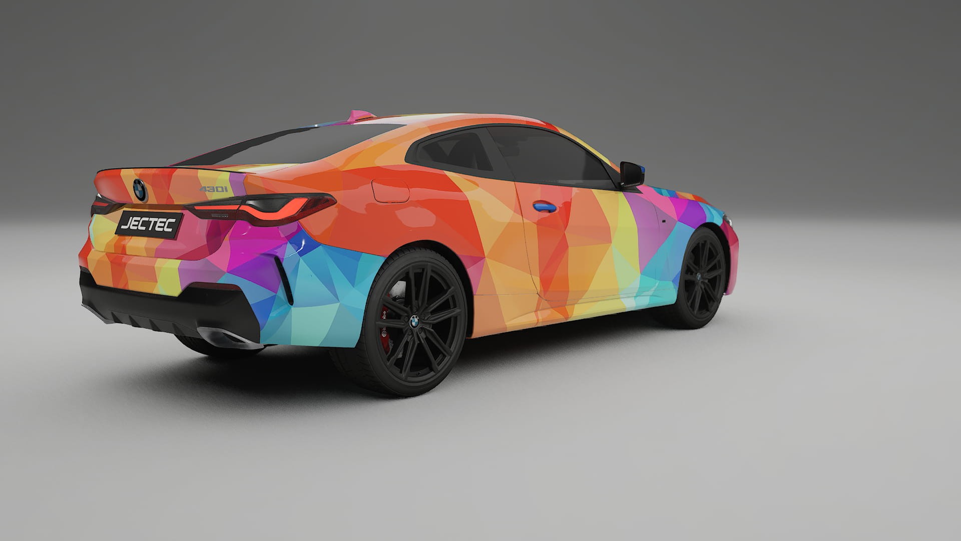 BMW M440i G26 VECTOR VIBE – Ontworpen Wrap PPF Kit van Printbaar Polyurethaanfolie