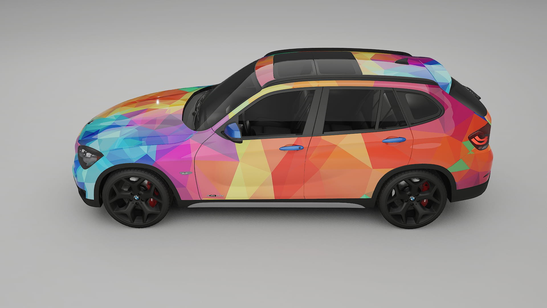 BMW X1 E84 VECTOR VIBE – Ontworpen Wrap PPF Kit van Printbaar Polyurethaanfolie